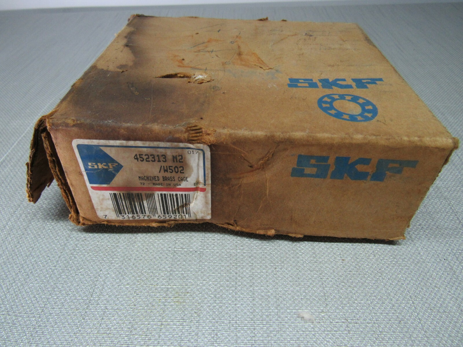SKF 452313 M2/W502 Spherical Roller Bearing Machined Brass Cage