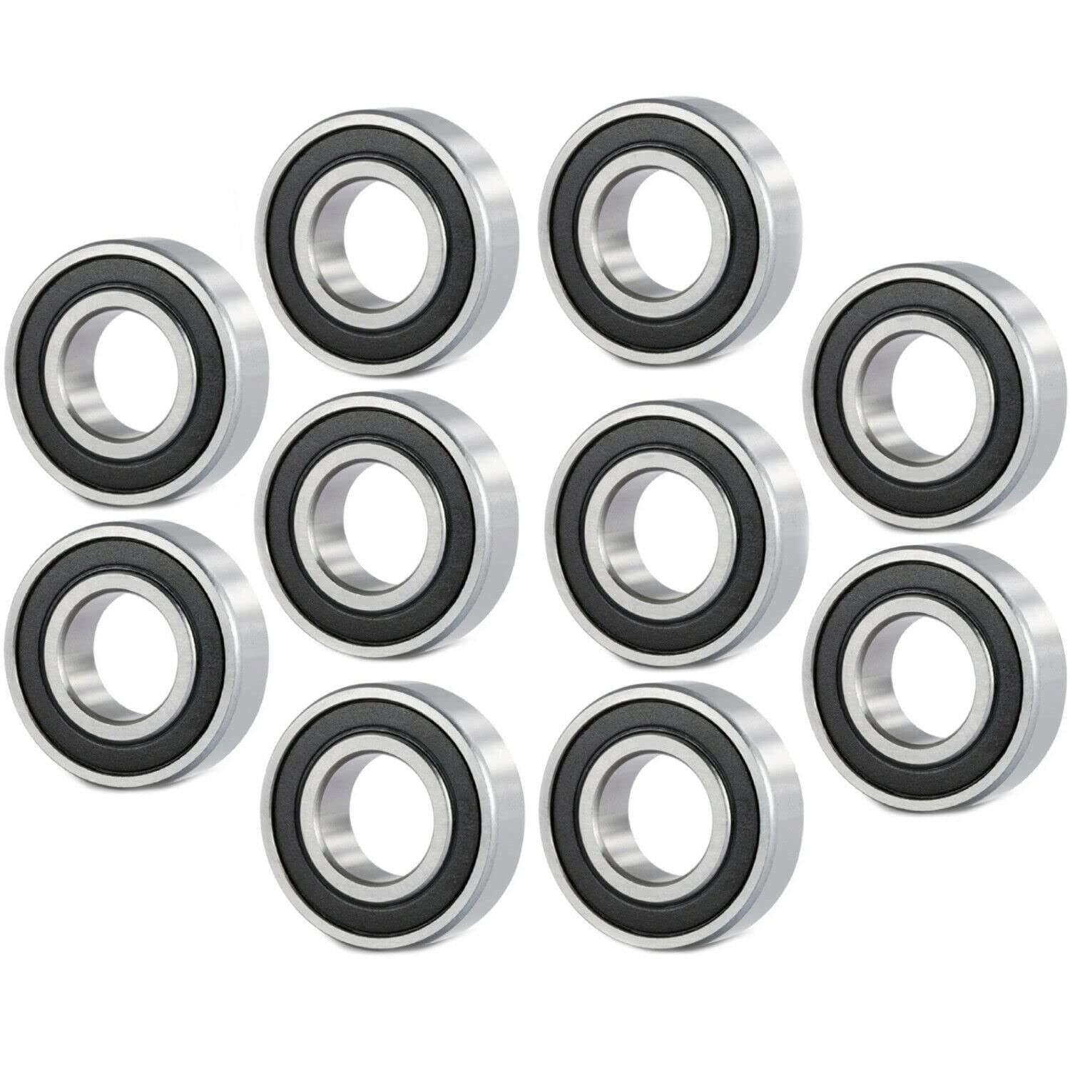 6205 2RS Ball Bearing 25x52x15mm 6205 2RS Rubber Sealed 10 Pcs
