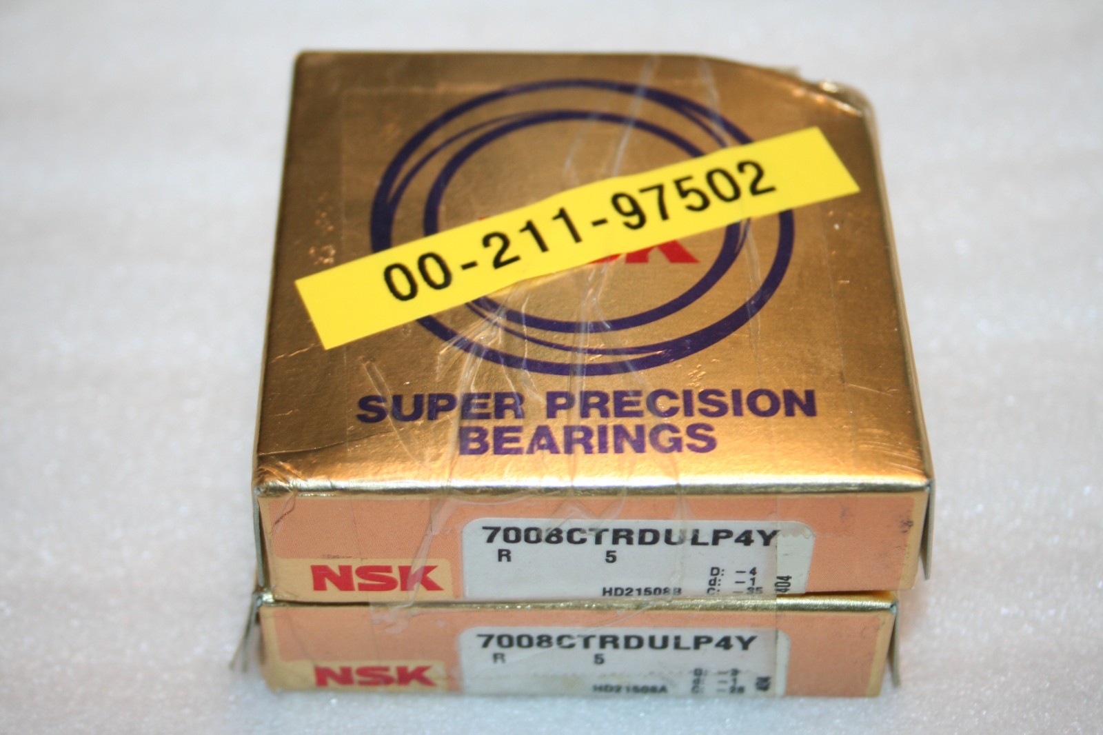 (Matched Set of 2) GENUINE NSK 7008 CTRDULP4Y Super Precision Bearings * NEW *