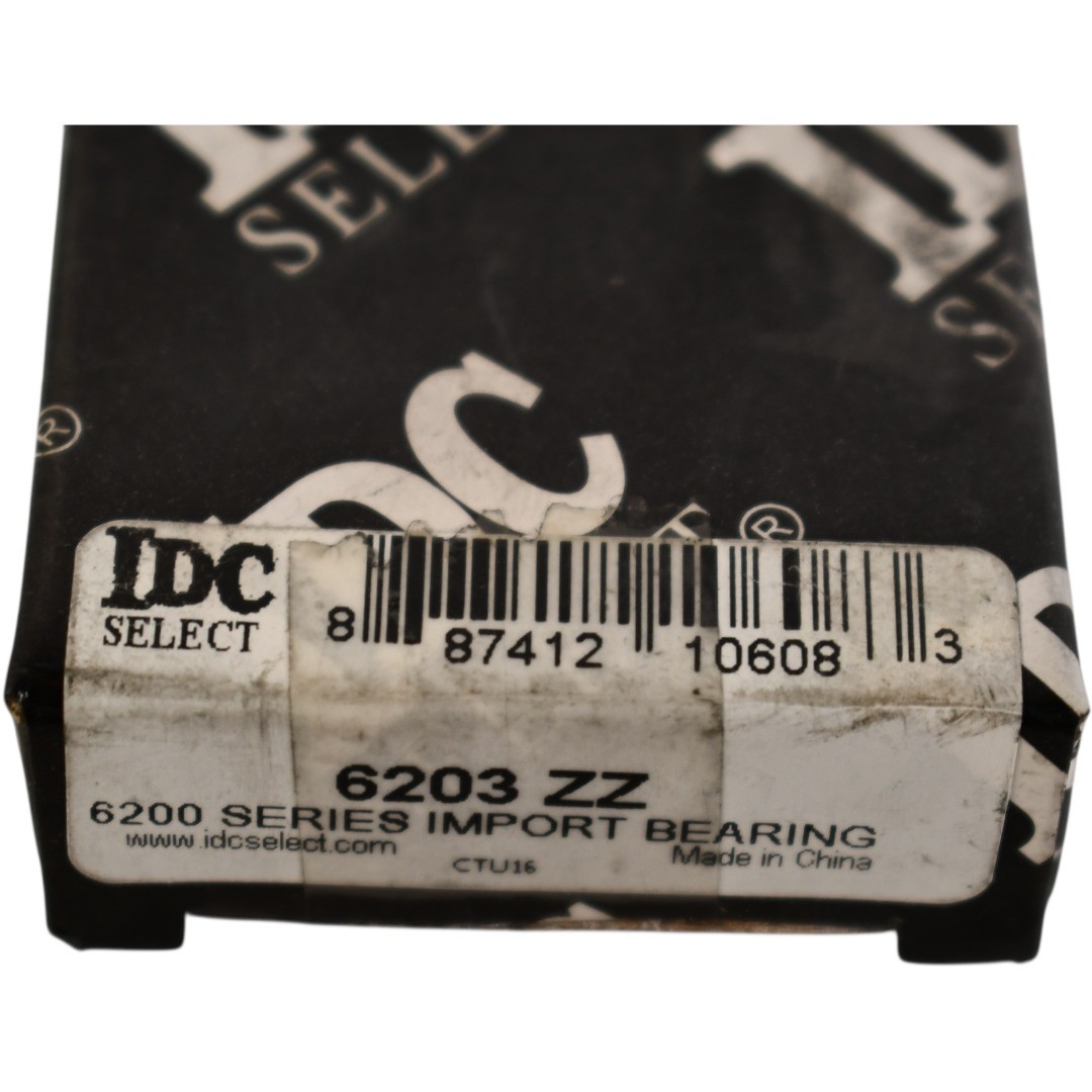 NEW IDC 6203-ZZ Deep Groove Ball Bearing 17x40x12mm Double Shielded