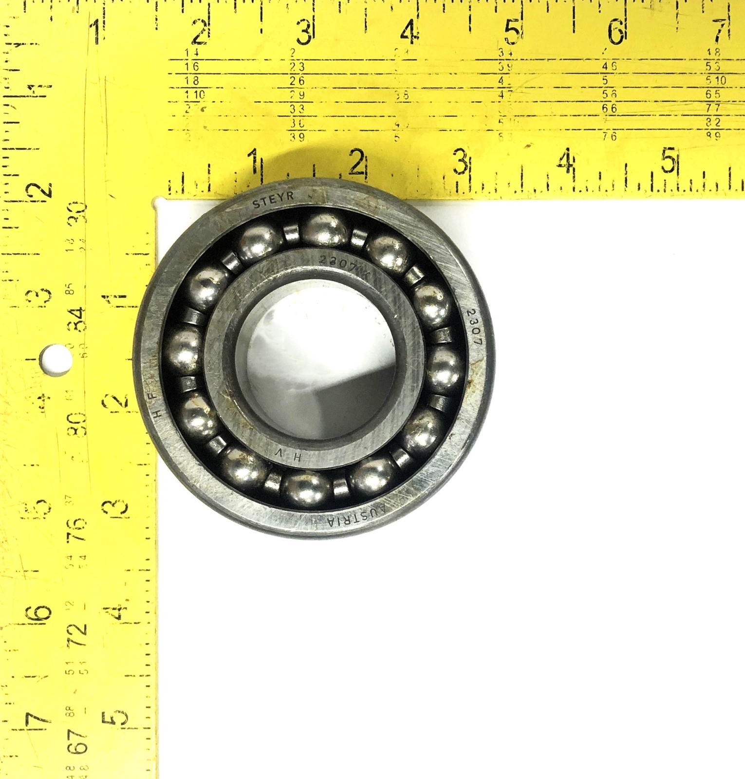 Steyr Double Row Self Aligning Ball Bearing 2307-K (2307) NOS