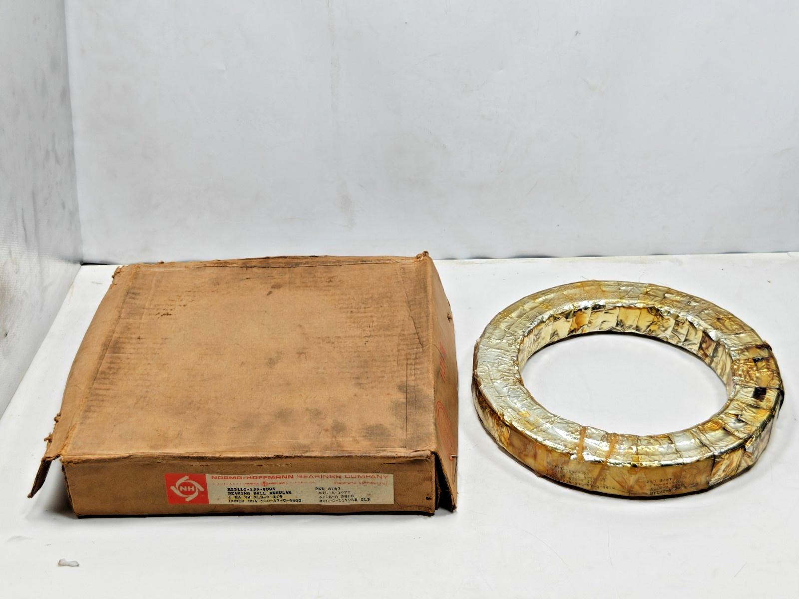 XLS 7-3/4 Norma-Hoffmann Ball Bearing XLS-7 3/4 , XLJ 7.3/4 x 10.5 x 1.375 in US