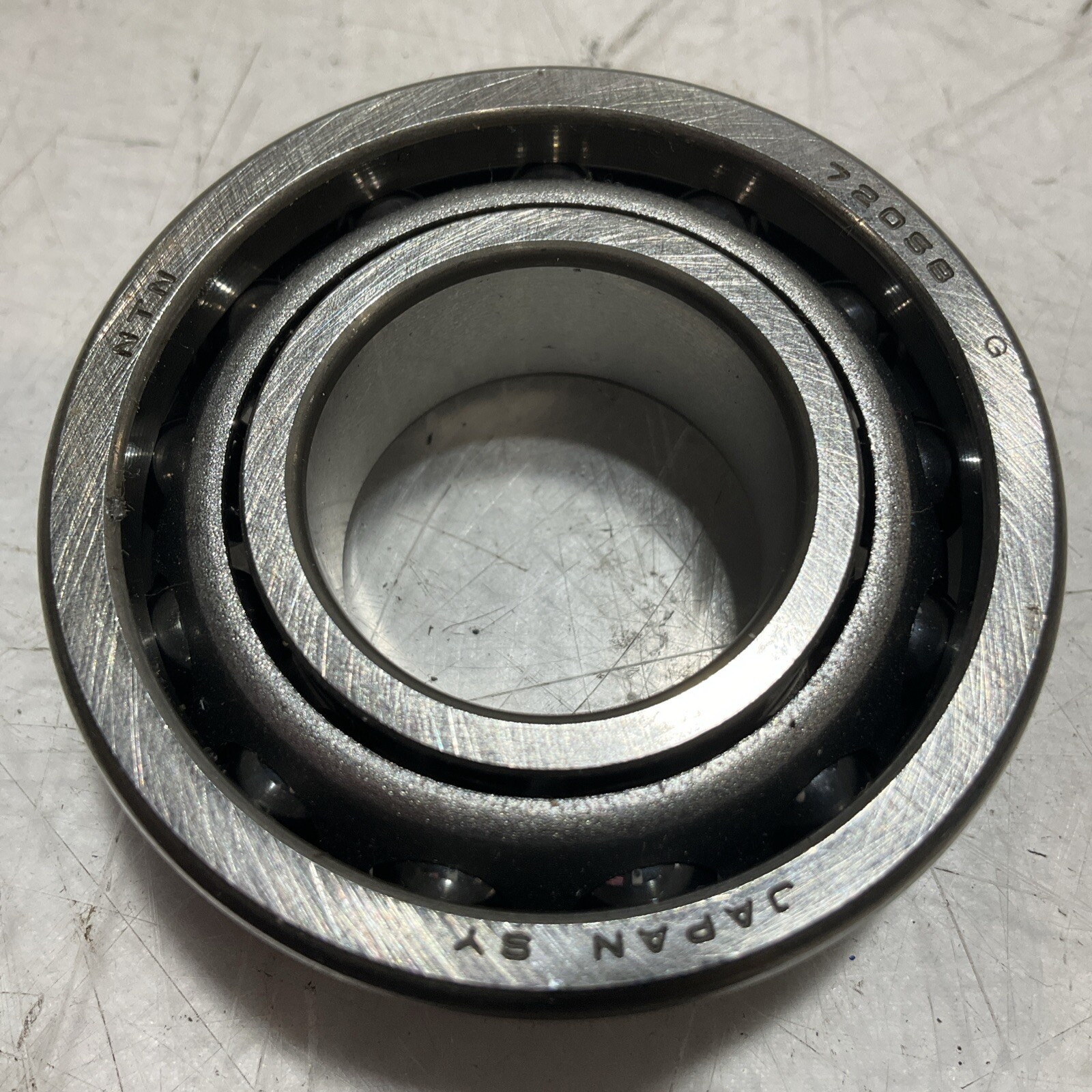 NTN 7205BG SINGLE ROW CONTACT BALL BEARING LOT 4 RM6