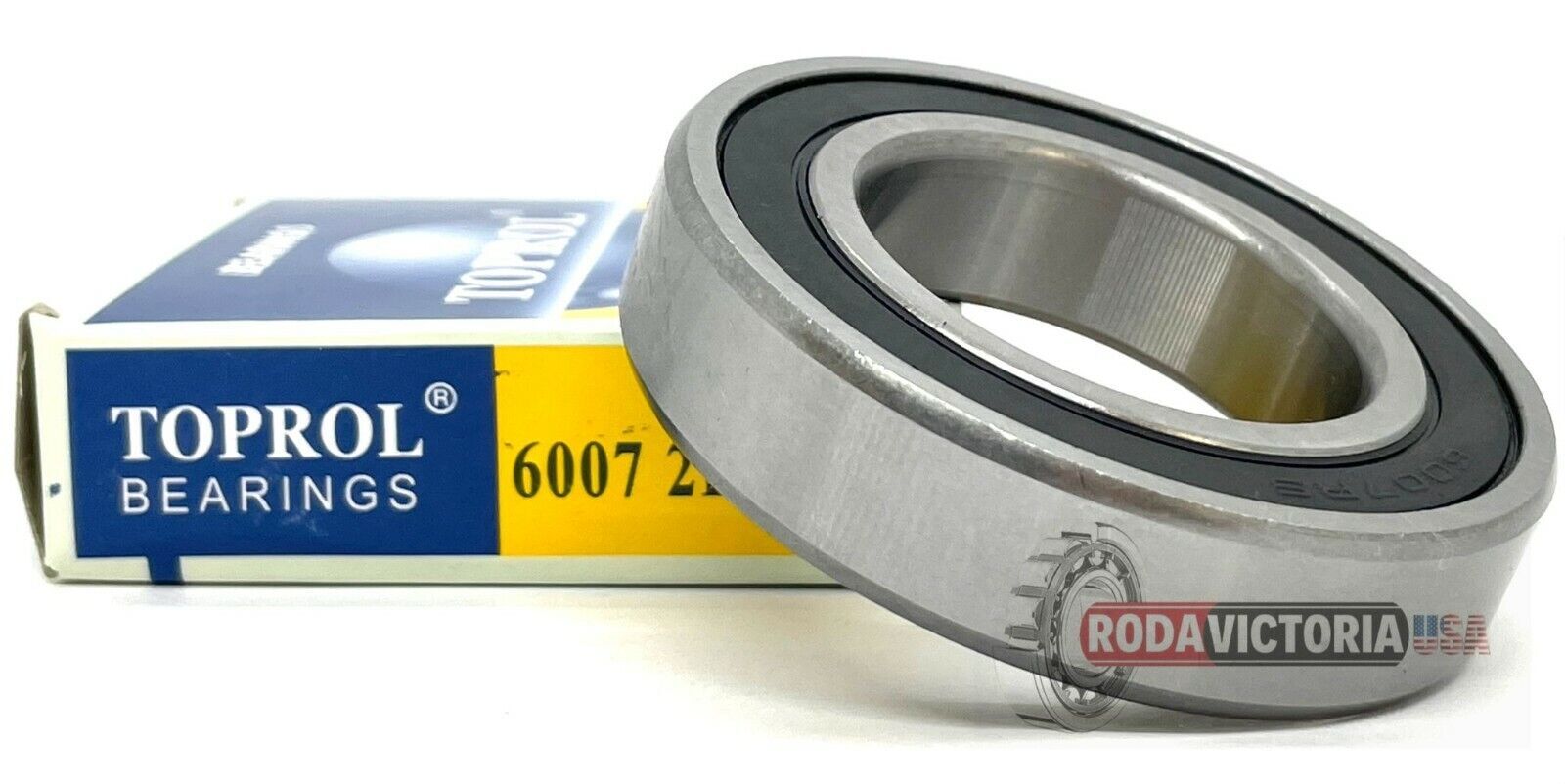ZEN 6007 2RS BALL BEARING, RUBBER SEALED 35x62x14mm
