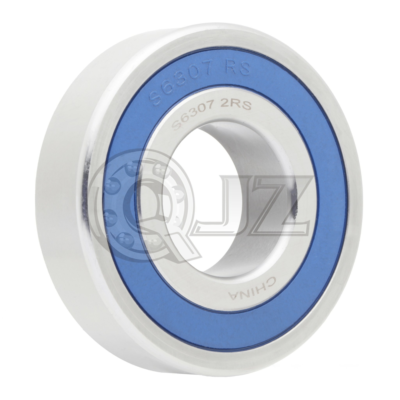 [8-Pack] S6307-2RS Ball Bearing 35mm x 80mm x 21mm Rubber Seal Stainless Steel