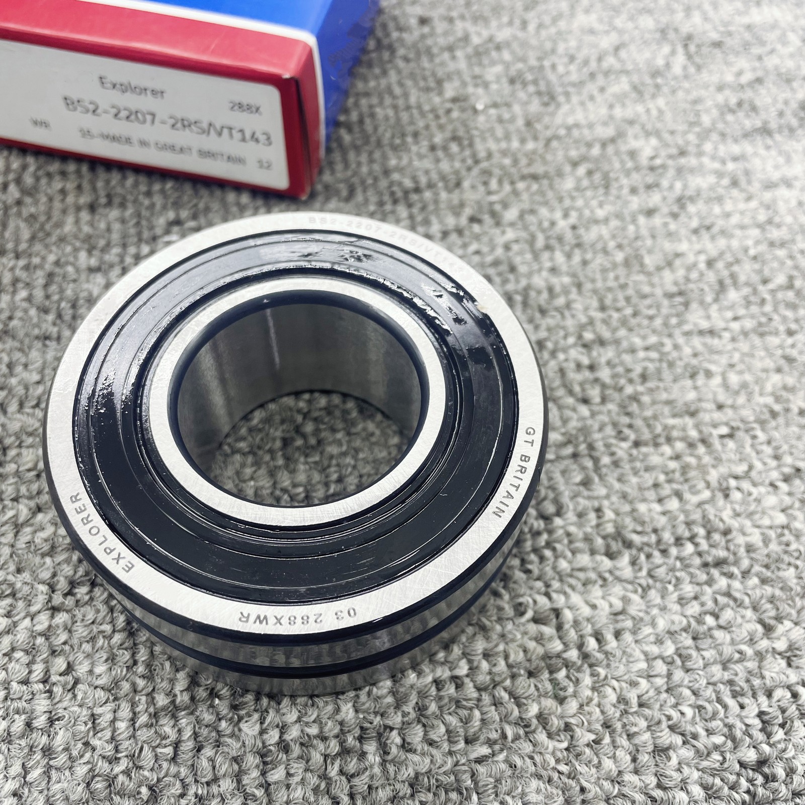 Spherical Roller Bearing BS2-2207 2RS/VT143 35x72x28 mm