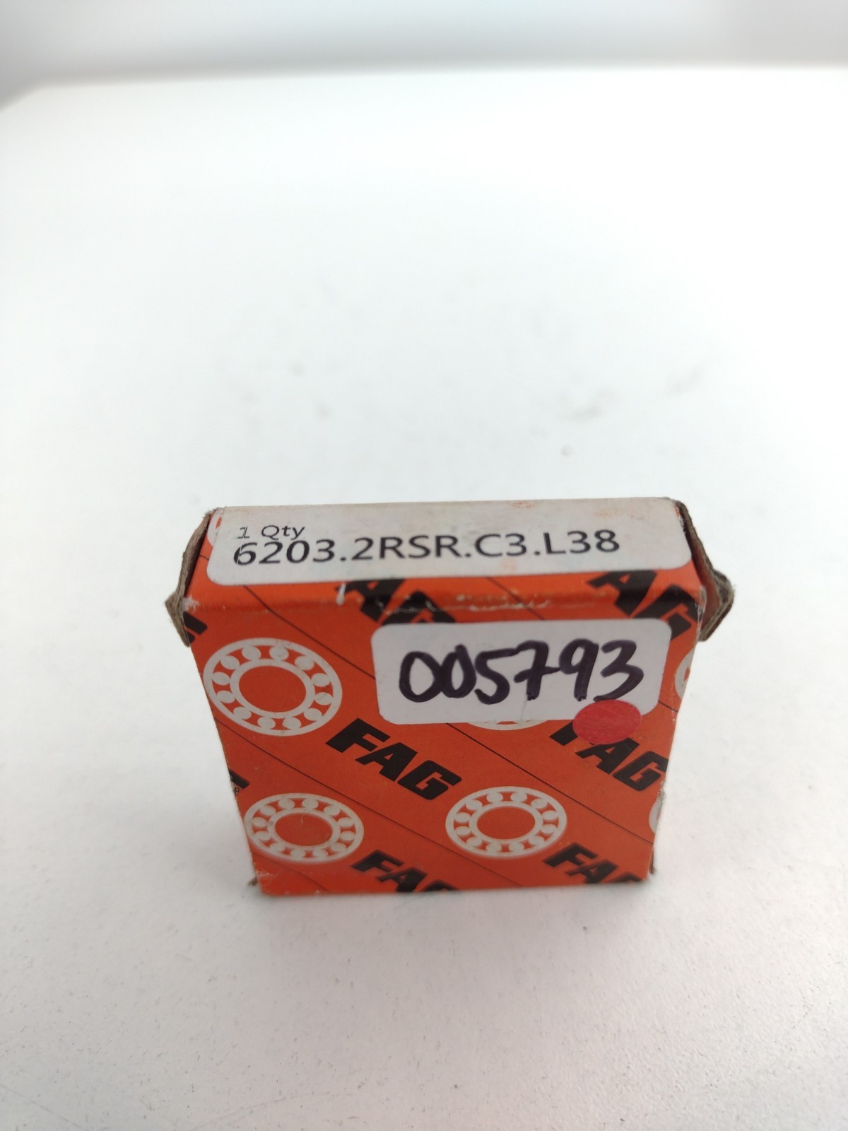 *** FAG 6203 2RSR C3 L38 Radial Deep Groove Ball Bearing 17 mm Bore
