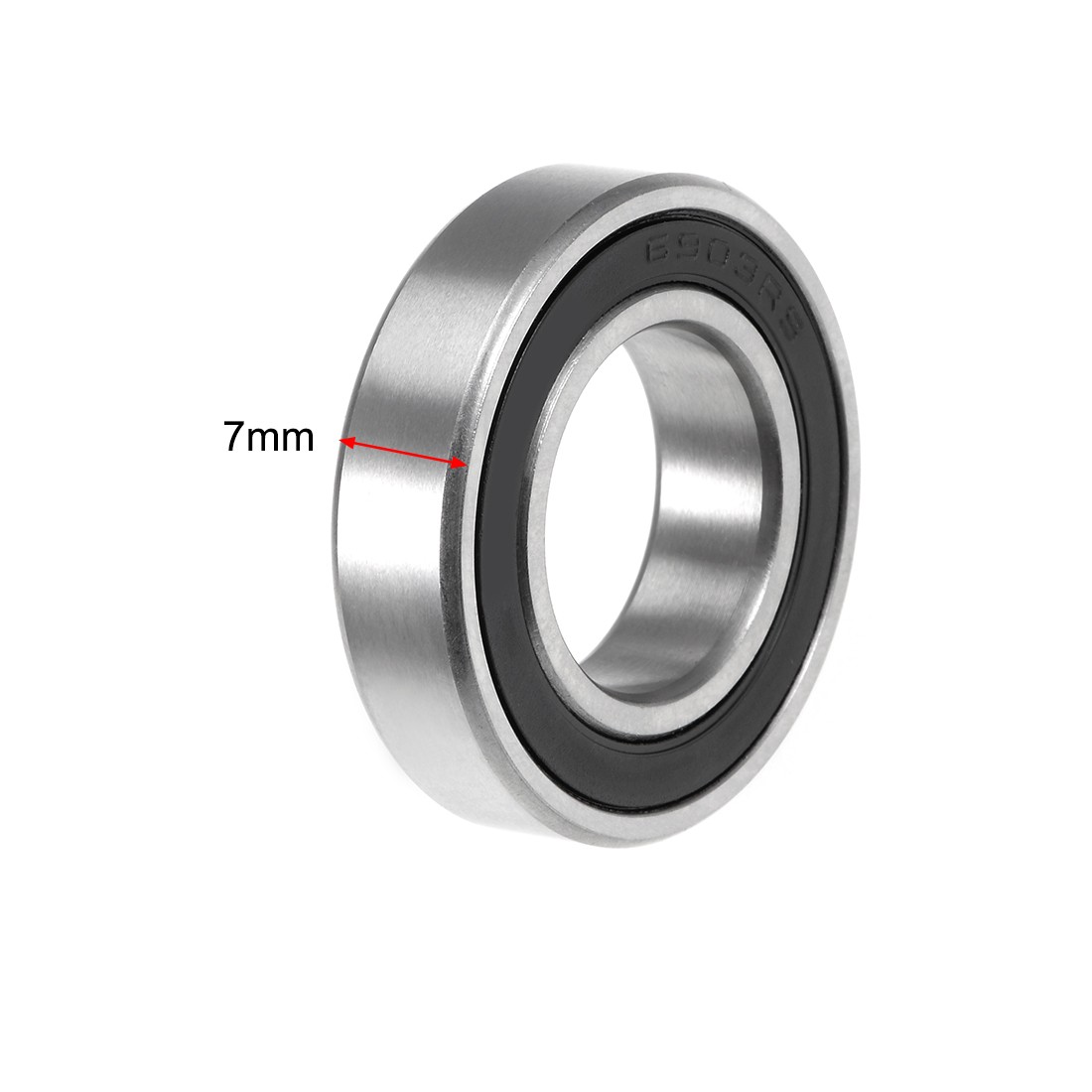 2pcs 6903-2RS Deep Groove Ball Bearing 17x30x7mm Double Sealed ABEC-3 Bearings