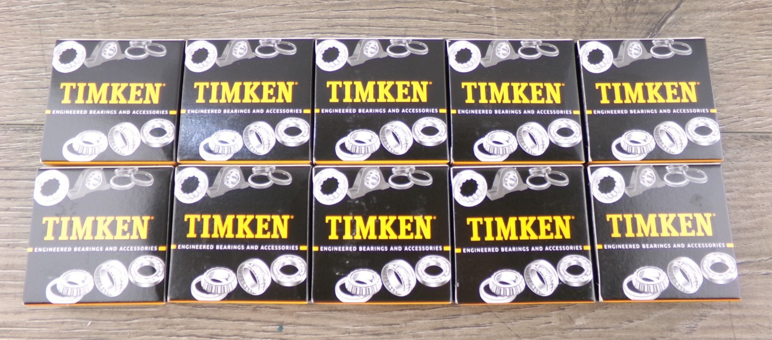 USA Brand TIMKEN 6004-2RS 20X42X12MM Double Rubber Seal Bearings (Pack of 10) S7