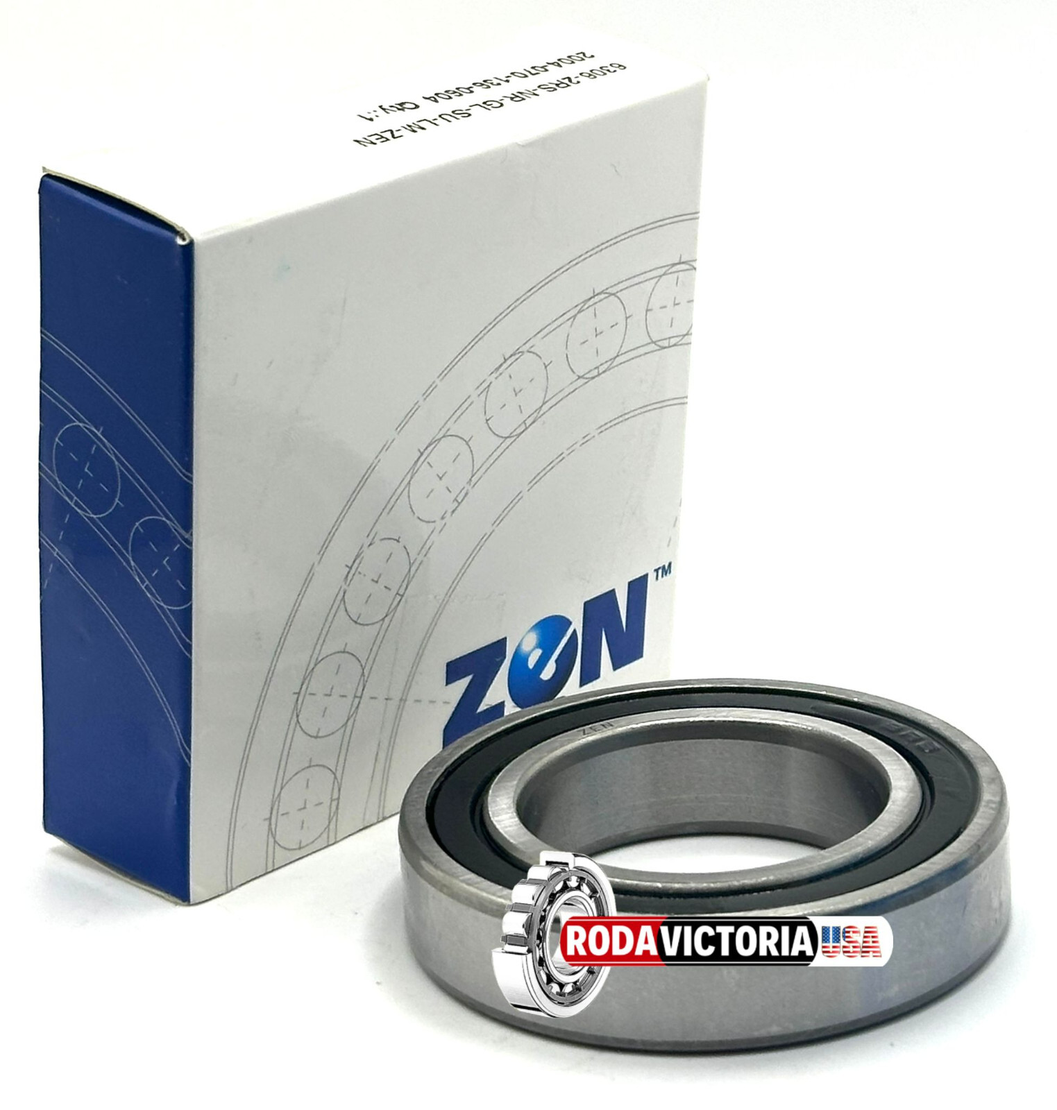 ZEN 6008-2RS C3 BALL BEARING, RUBBER SEALED 40x68x15mm ZEN ZEN