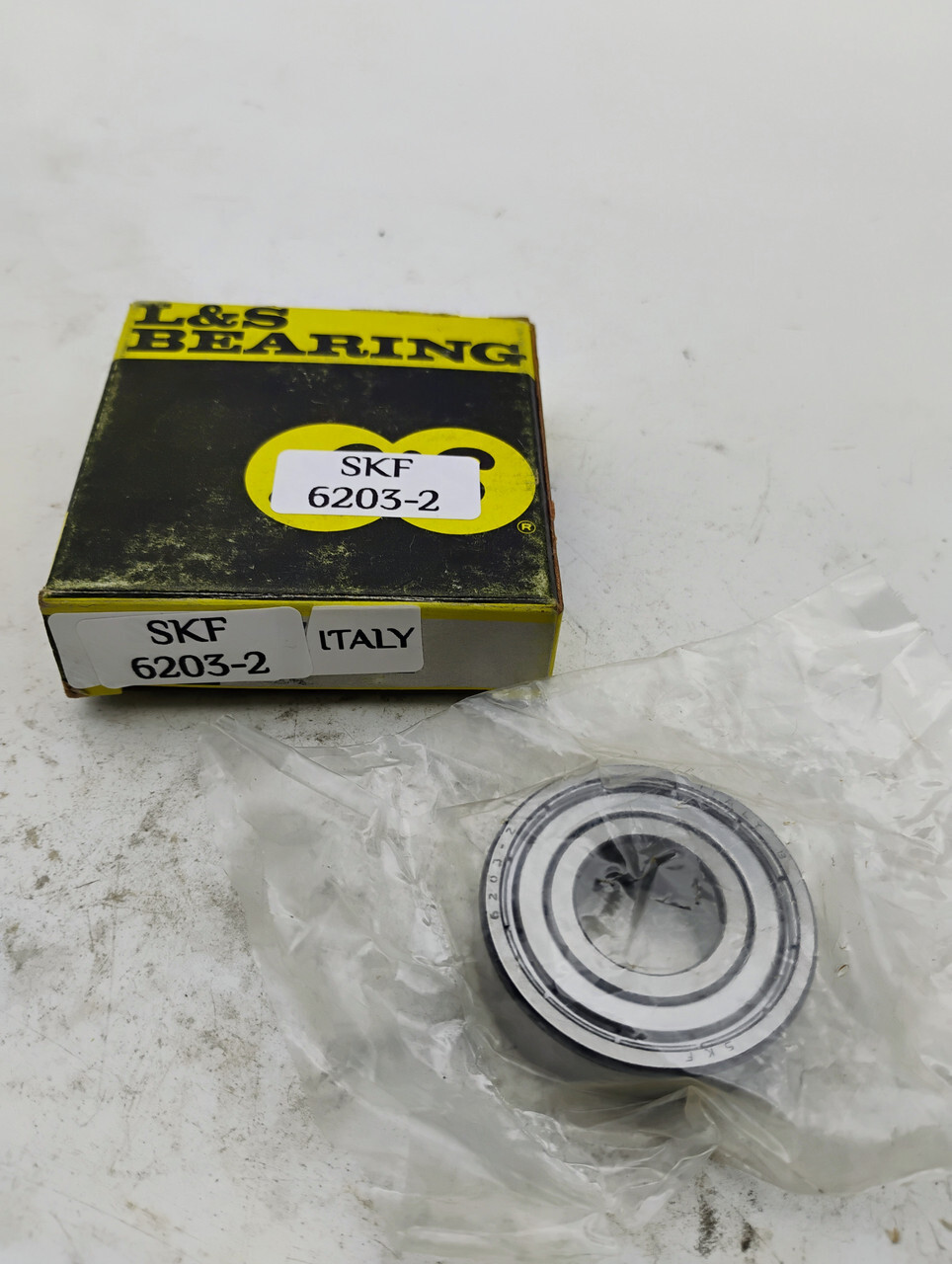 SKF 6203-2 Ball Bearing NOS Made in Italy