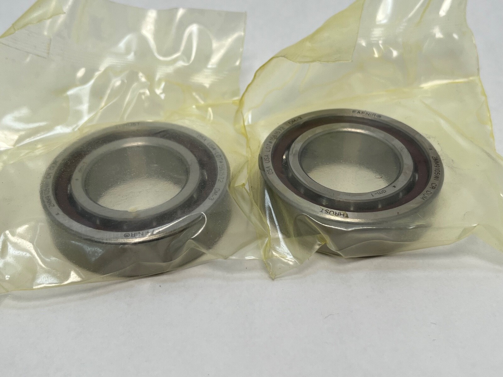 Fafnir 2MM9105WI-DUM Bearing 25x47x12 mm 7005-C 2MM-9105-WI-CR-DUM USA 2 Pcs