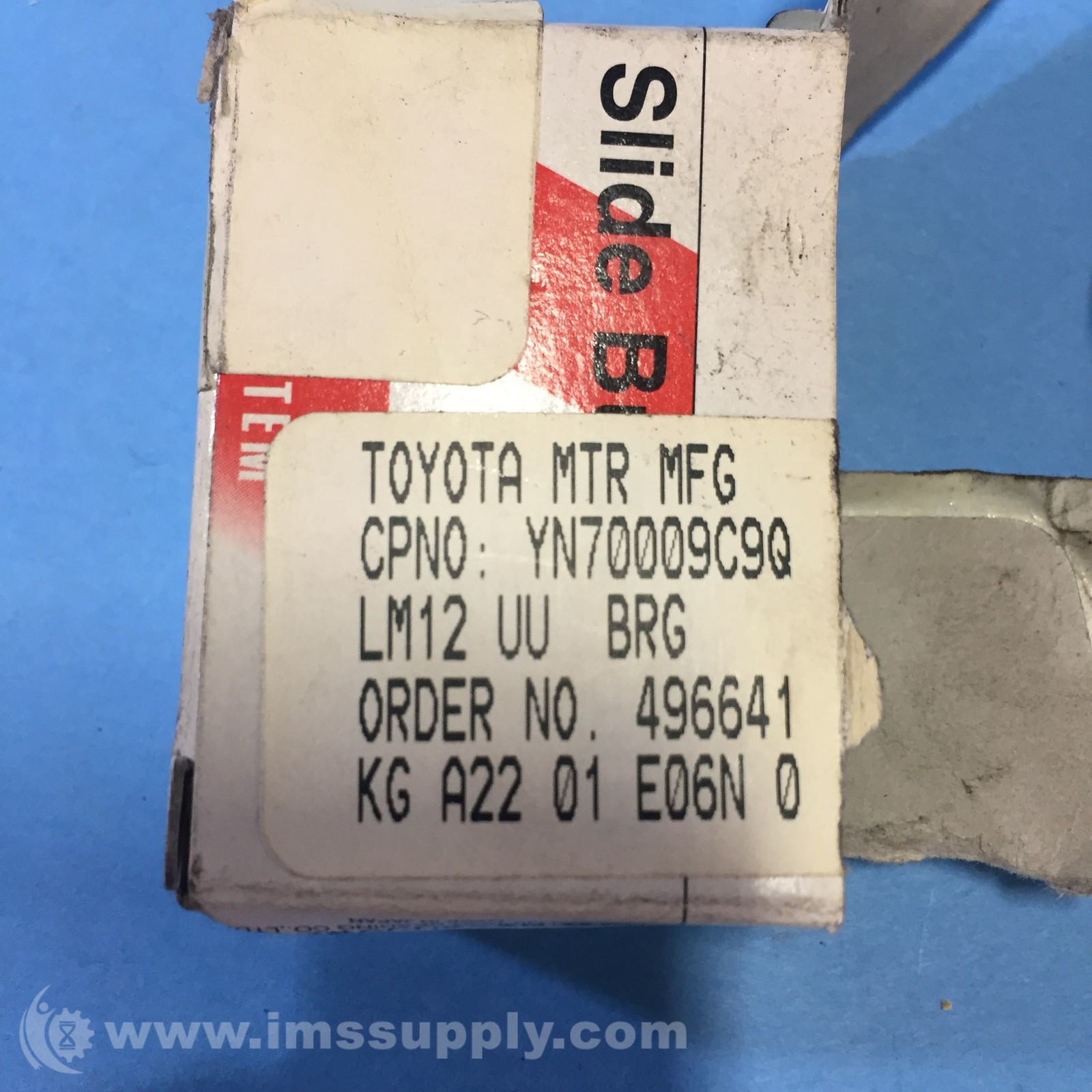 Nippon Bearing SM 12G Simple Slide Bushing Bearing, Box of 2 FNOB