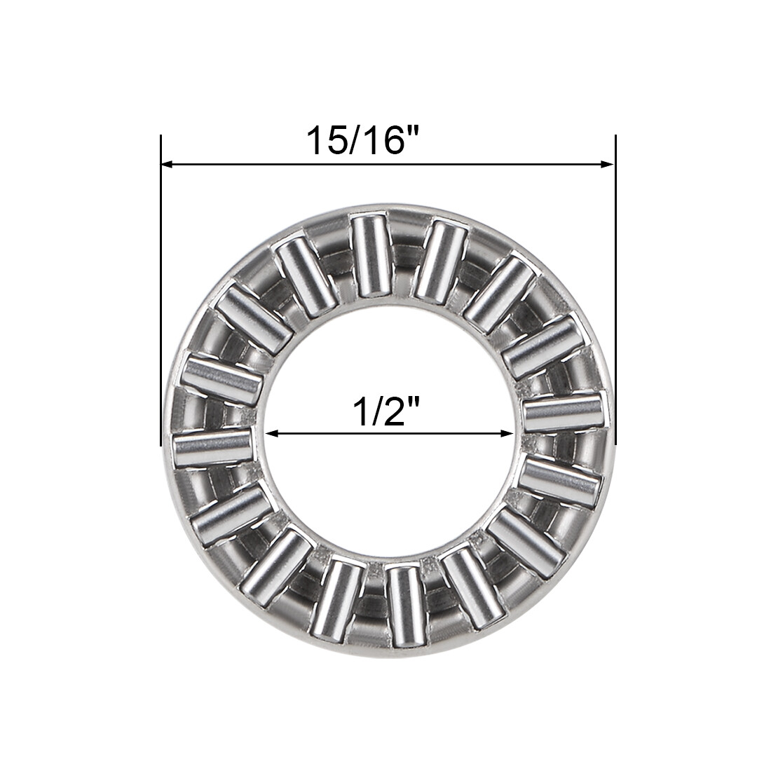 10pcs NTA815 Needle Roller Bearing Cage Thrust Assembly 1/2″ x 15/16″ x 5/64″