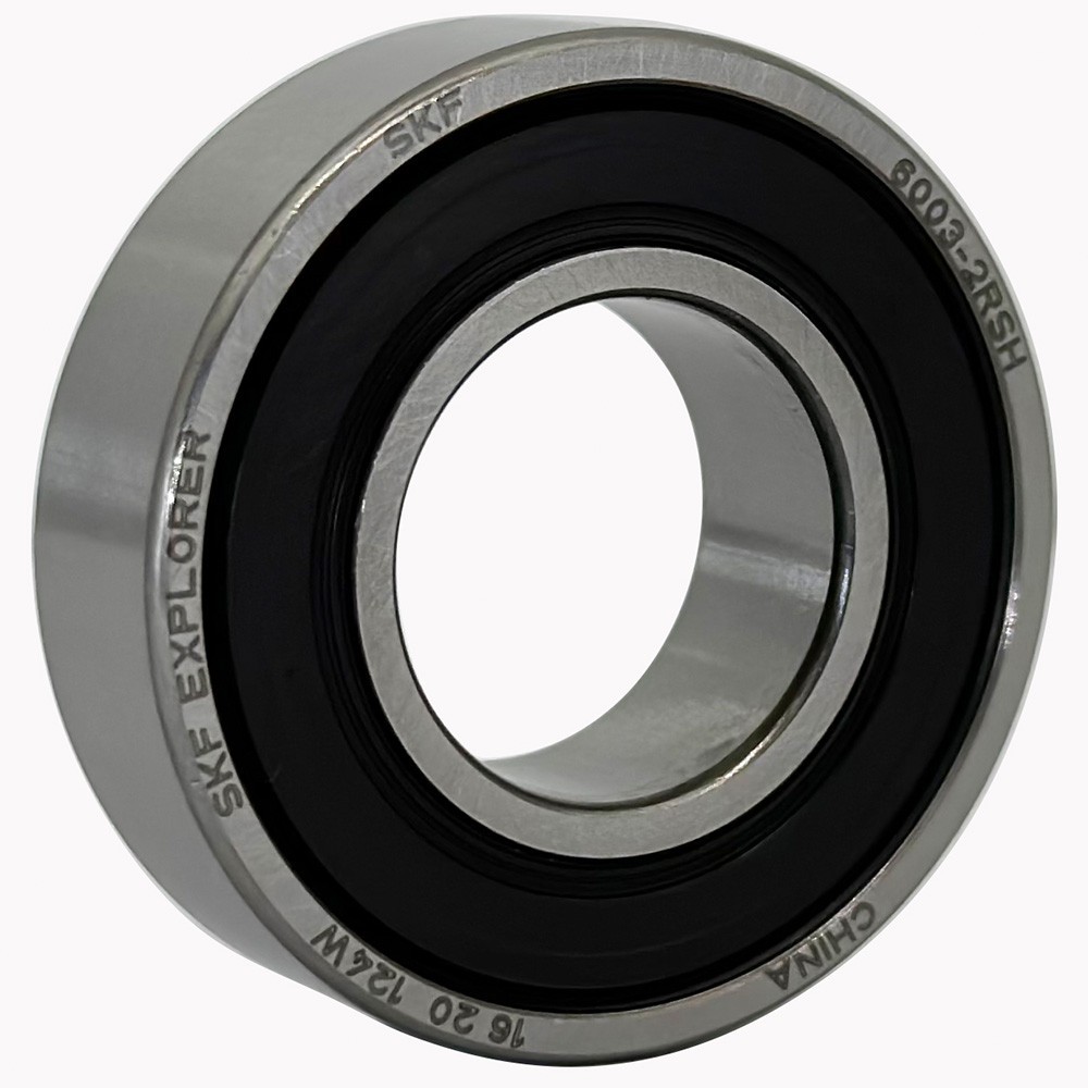 2Pcs SKF 6003-2RSH Double Rubber Sealed Ball Bearing 17x35x10mm