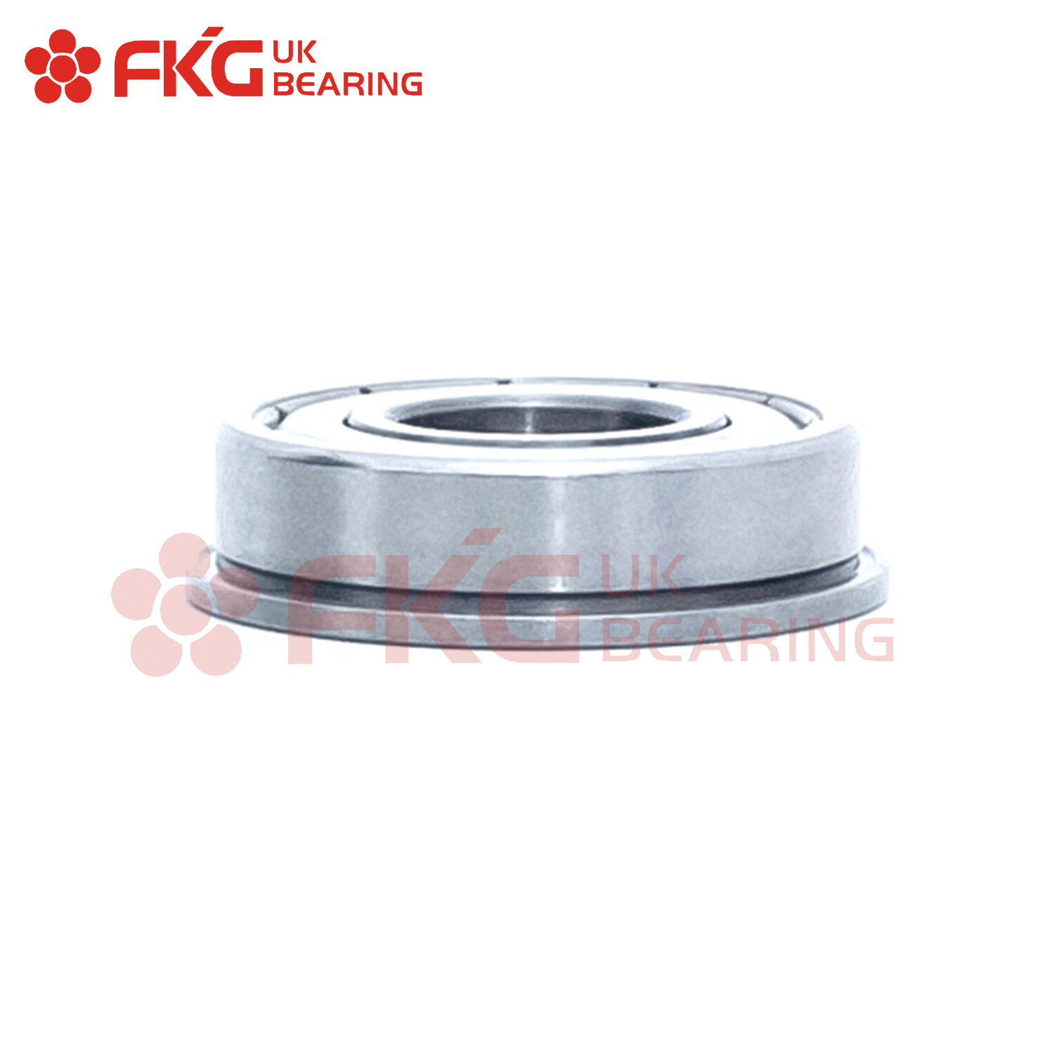 FKG FR8-ZZ Flanged Metal Shield Ball Bearings, 1/2″x1-1/8″x5/16″, FR8 ZZ (4 PCS)