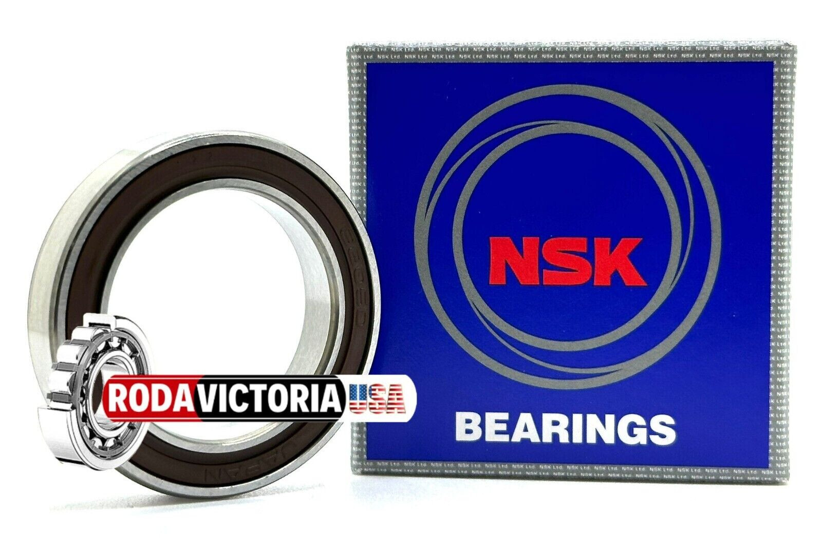 NSK JAPAN 6805 DDU DEEP GROOVE BALL BEARING, RUBBER SEALED 25x37x 7mm 61805-2RS