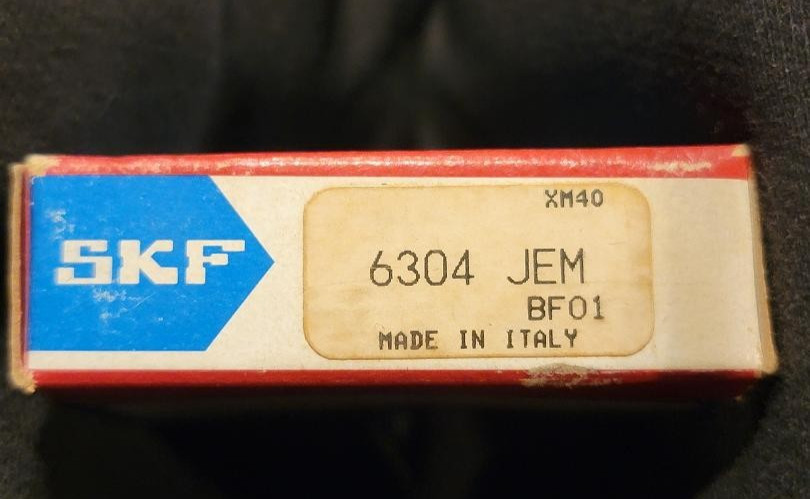 SKF 6304 JEM Bearing – New Old Stock -Made in Italy – Original Box Free Shipping