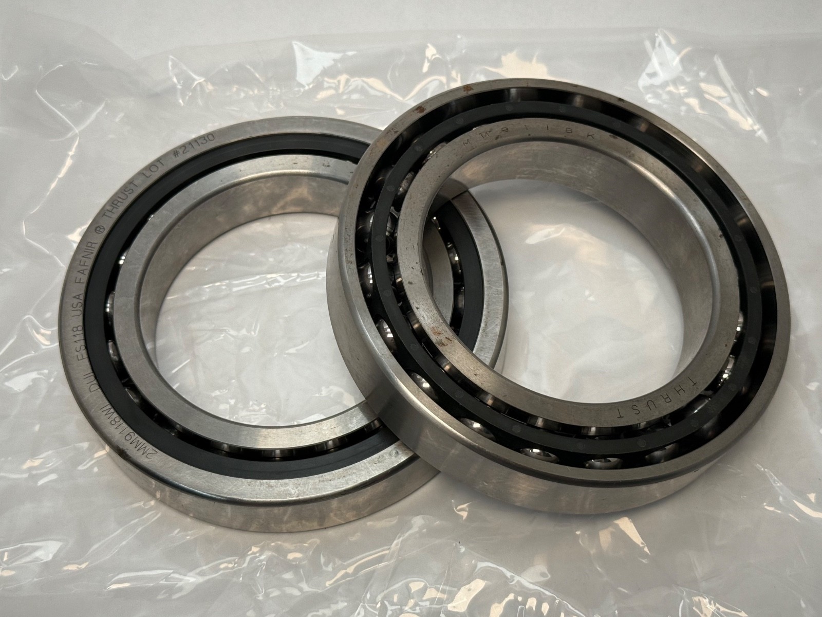 Fafnir 2MM9118WI-DUL Angular Bearing 90x140x24 mm 7018 2MM-9118-WI-DUL 2 Pcs