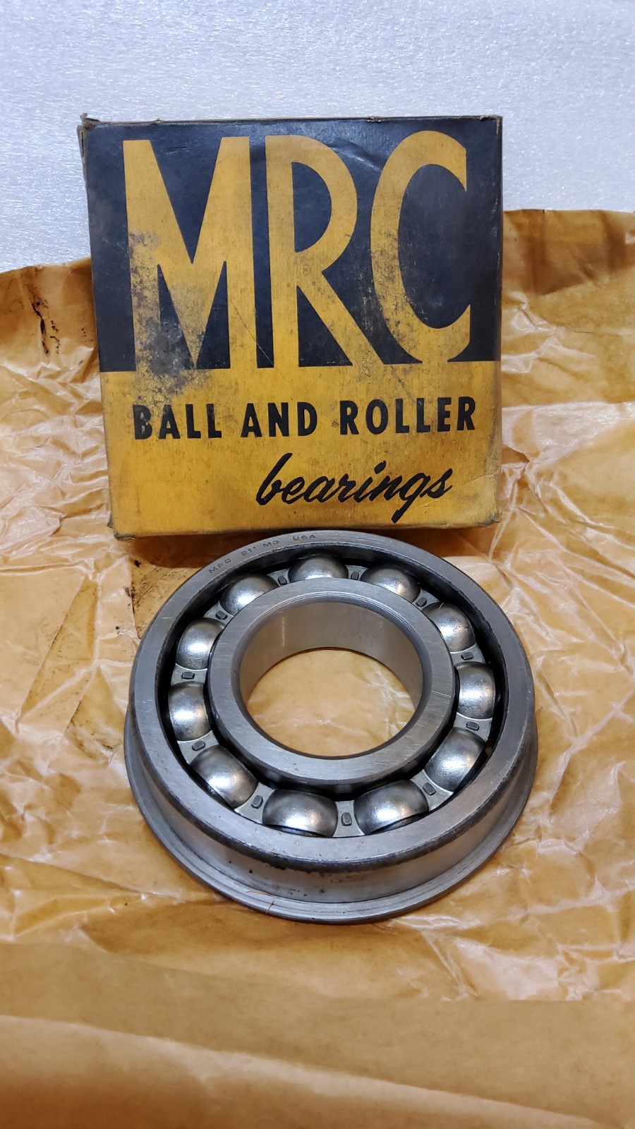 New Old Stock 311MG MRC Single Row Ball Bearing