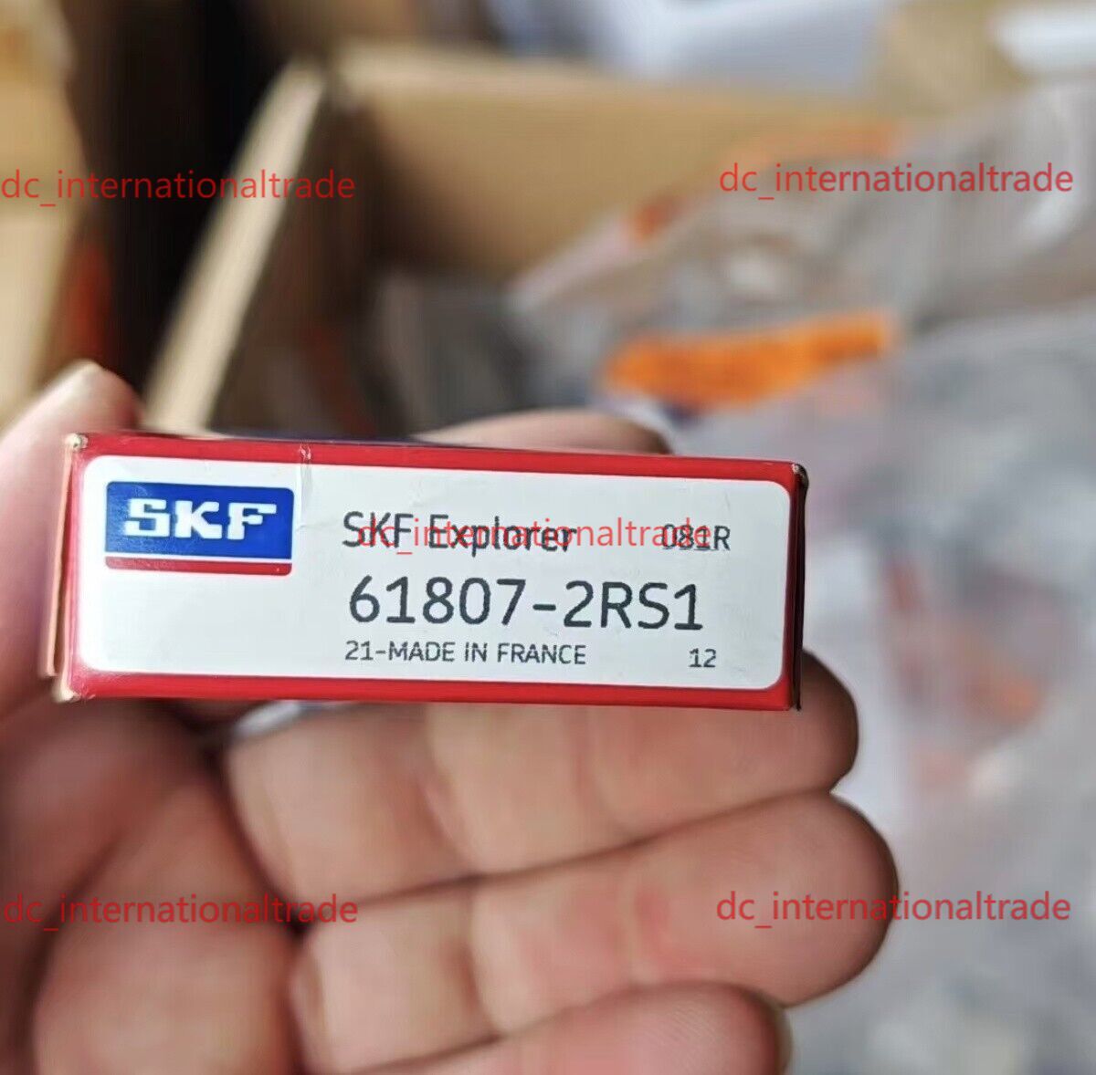 NEW SKF 61807-2RS1 single row deep groove ball bearing 1PCS #PA