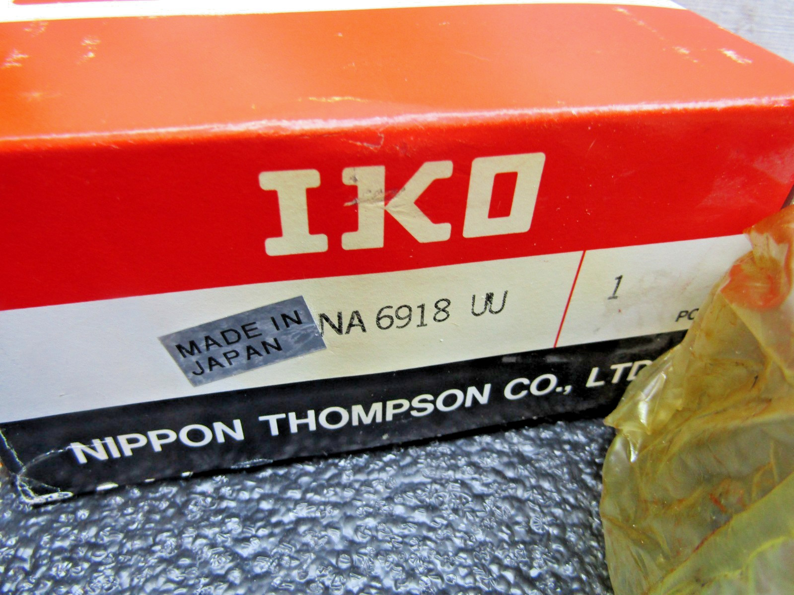 IKO NA6918 90mm X 125mm X 63mm Needle Roller Bearing