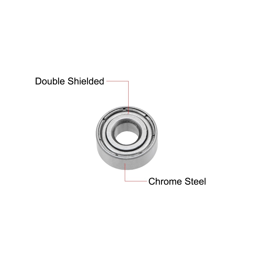 10 Pcs 4x10x4mm MR104ZZ Ball Bearings Double Shielded Z2 Bearing for Machine