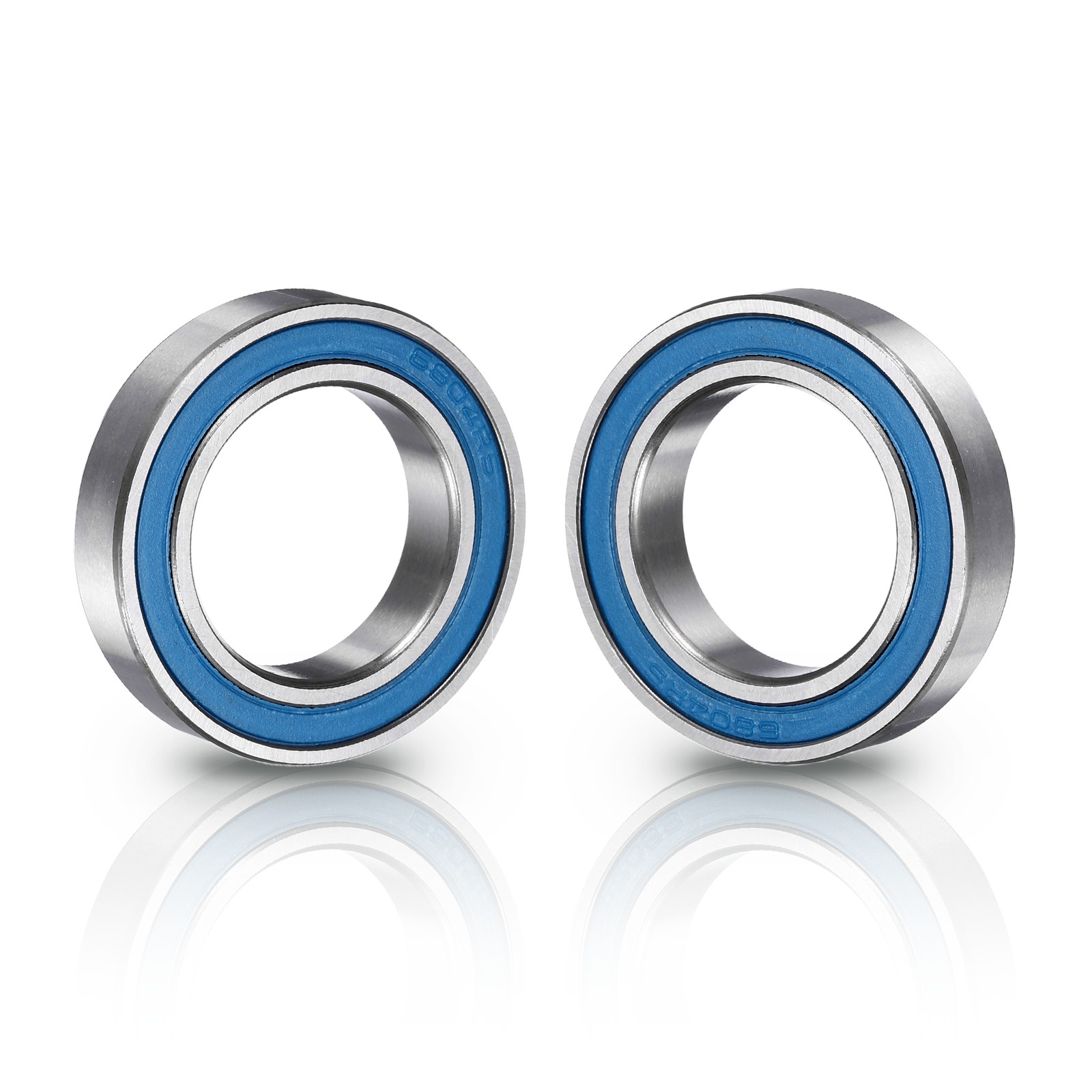 4Pcs 6804-2RS Deep Groove Bearing, 20x32x7mm Double Sealed Chrome Steel P5