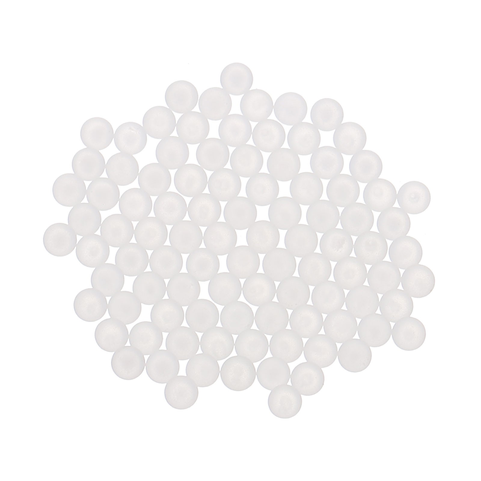 300pcs PP Plastic Bearing Balls 3/32″ (2.381mm) Solid Plastic Ball, White