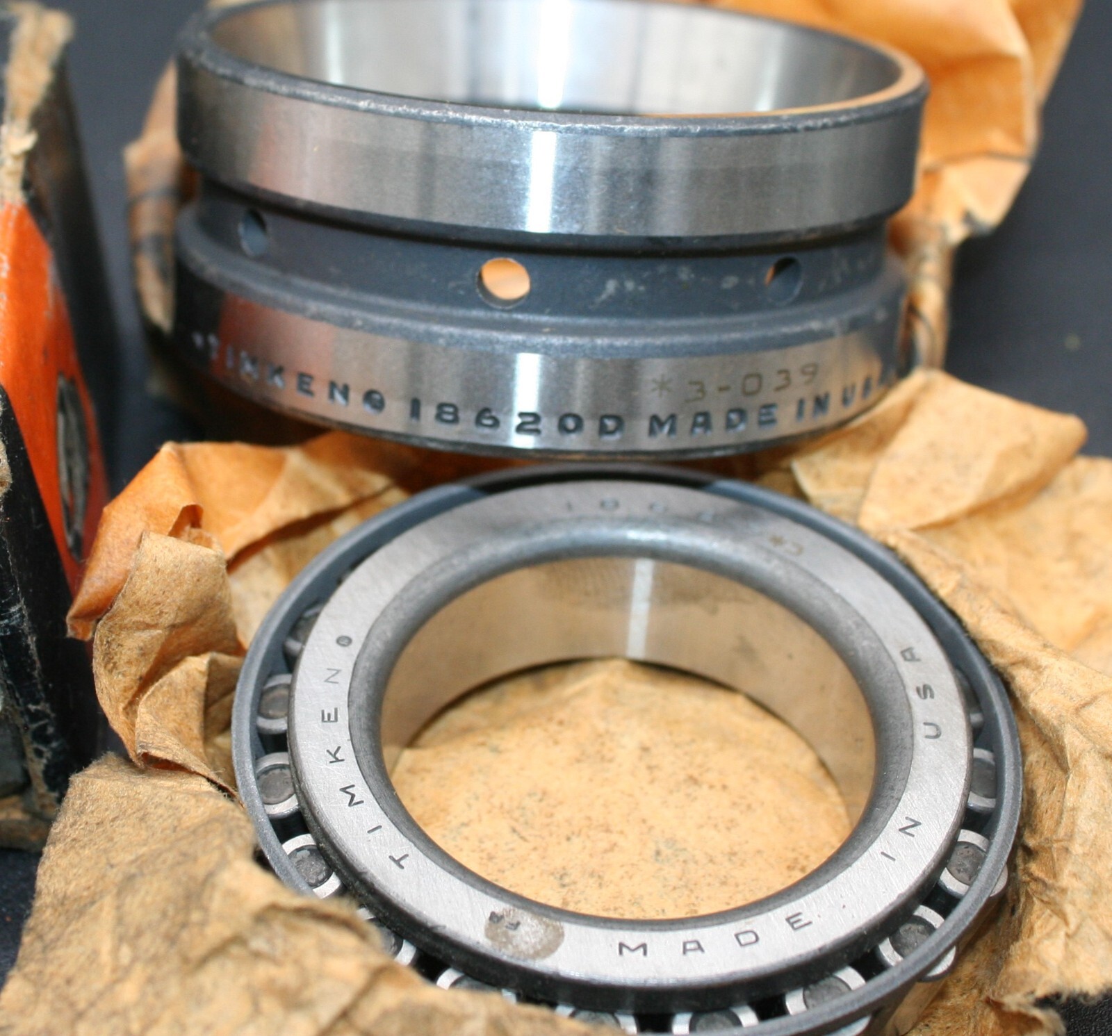 Timken 18685/ 18620D Tapered Roller Bearings 1-3/4″ ID 1328-722673 USA