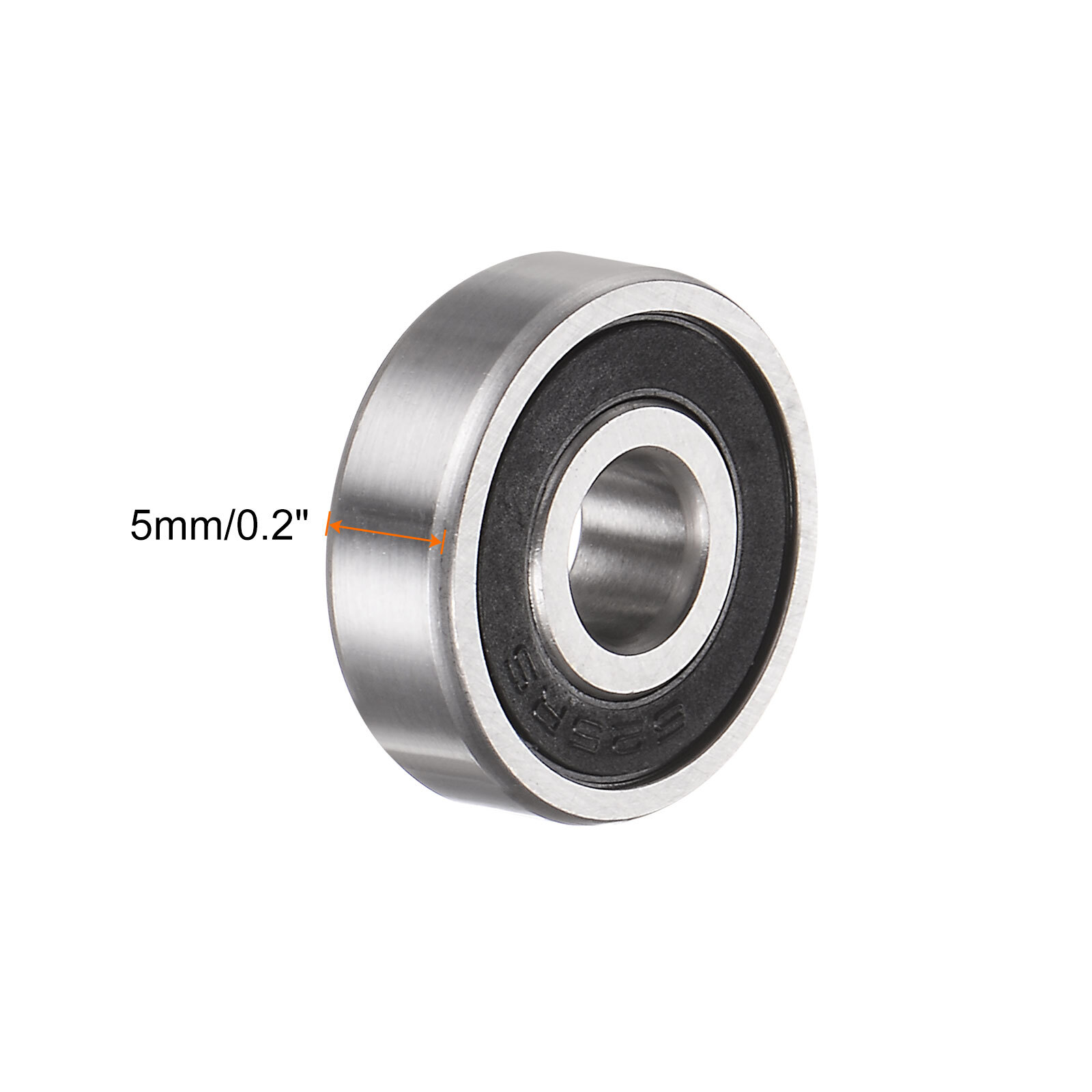 16pcs 625-2RS Deep Groove Ball Bearings Chrome Steel Z2 Bearing 5 x 16 x 5mm