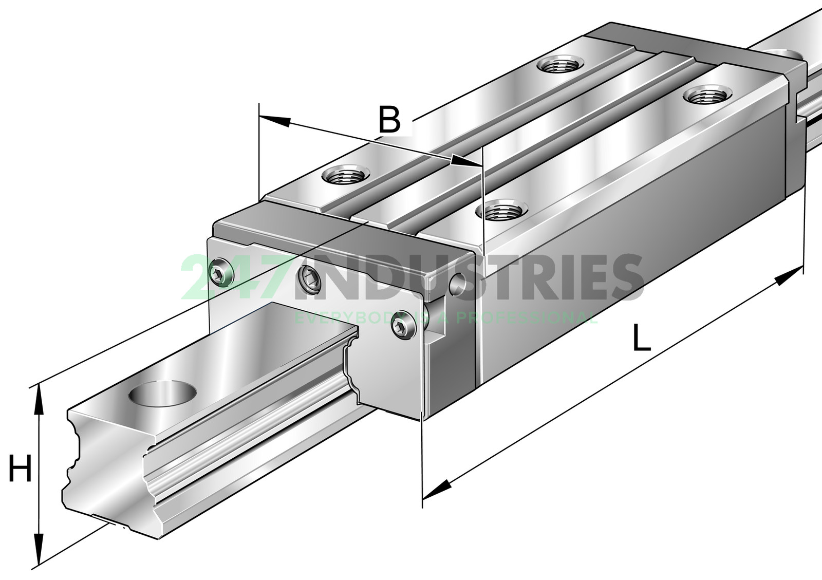 KWVE30-B-SNL-V0-G3 INA 28 x 60 x 127 mm LINEAR PLAIN UNIT