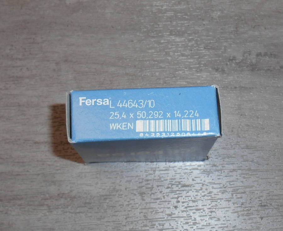#270 Fersa L44643/L44610 Taper Roller Bearing 1″ x 1.980″ x 0.560″