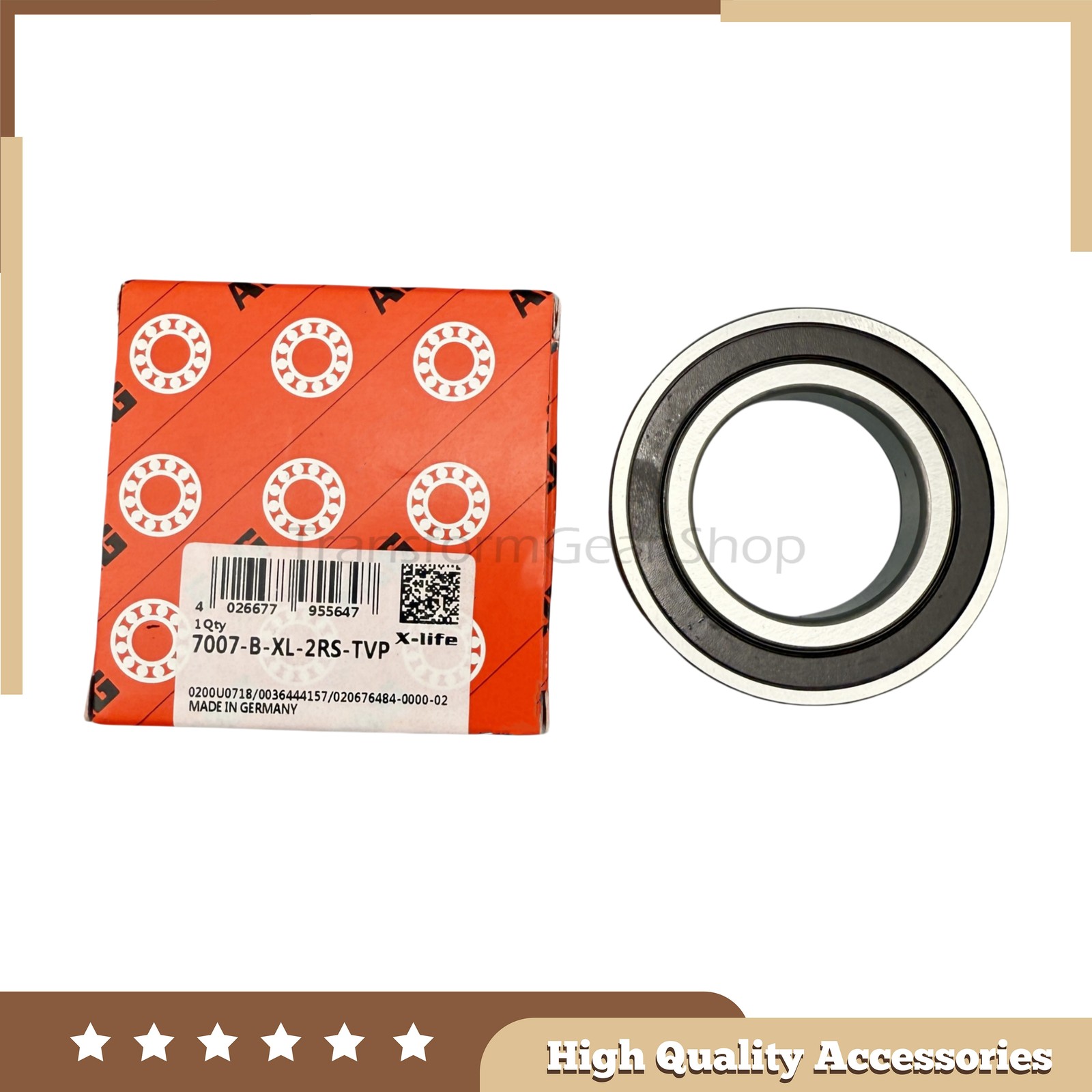 NEW 35x62x14 mm Angular Contact Ball Bearing Fits FAG 7007-B-XL-2RS-TVP US