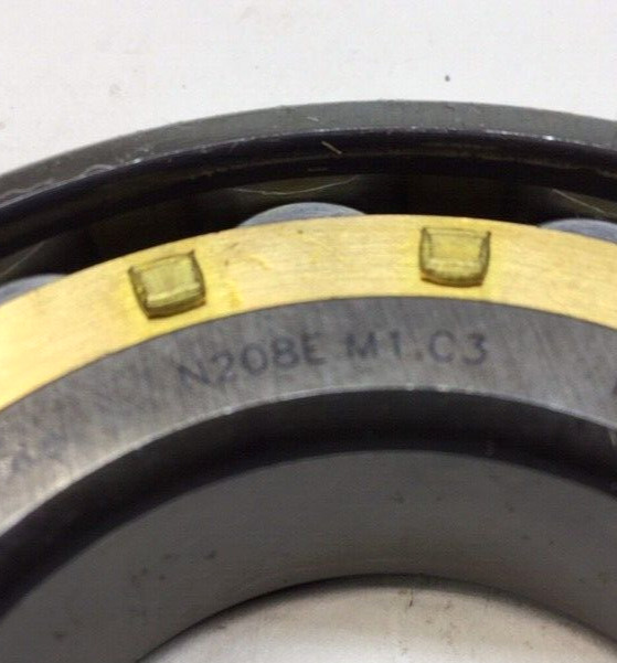 FAG N208E-M1-C3 Cylindrical Roller Bearing 40mm ID X 80mm OD X 18mm W