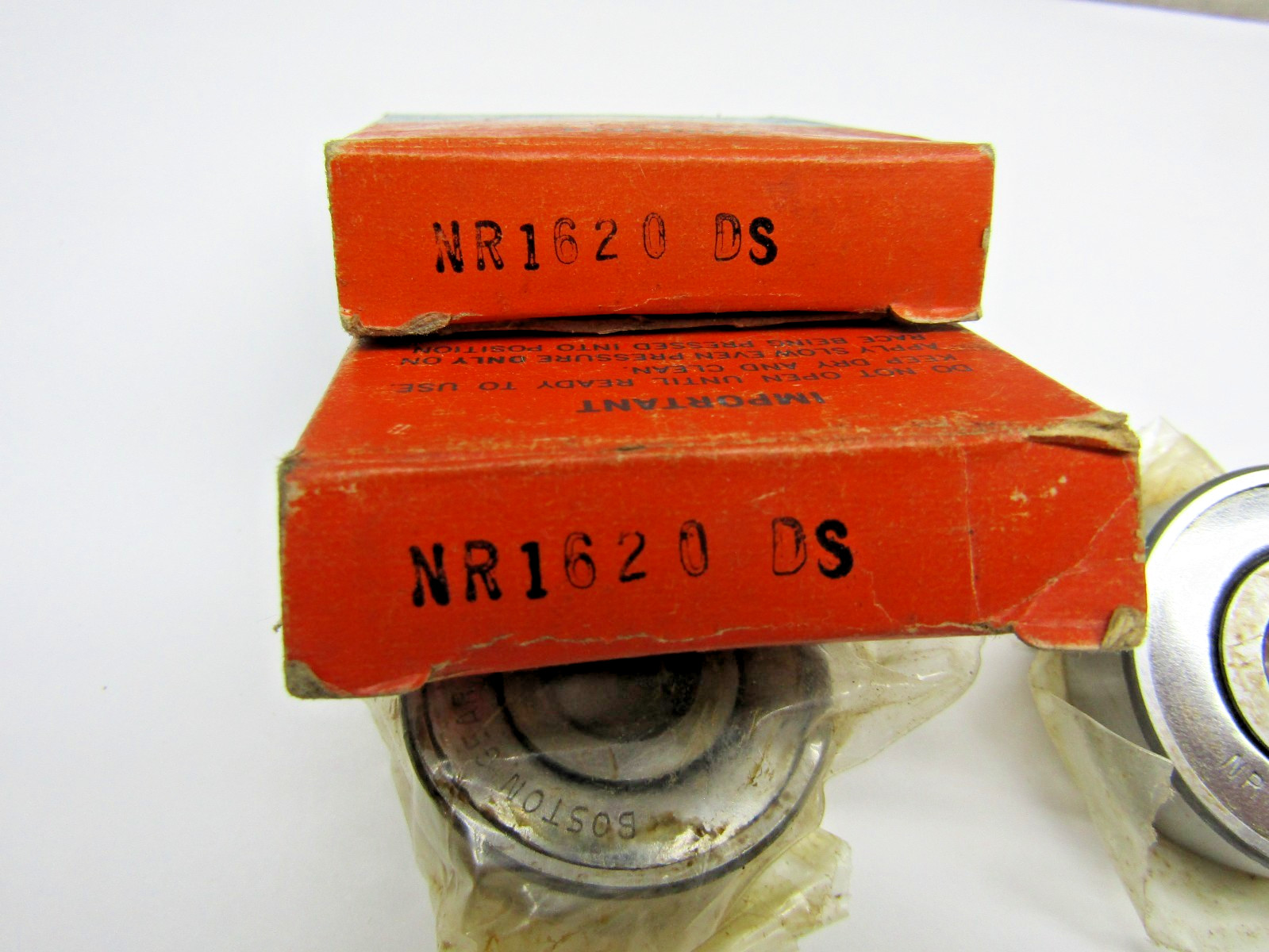 (Lot of 2) Boston Gear 1620DS 7/16″ X 1-3/8″ X 7/16″ Shielded Bearing