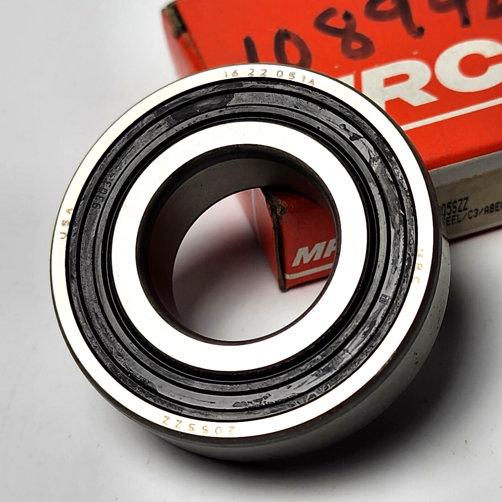 MRC 205SZZ / 205S ZZ Ball Bearing 25 mm ID, 52 mm OD, 15 mm Width