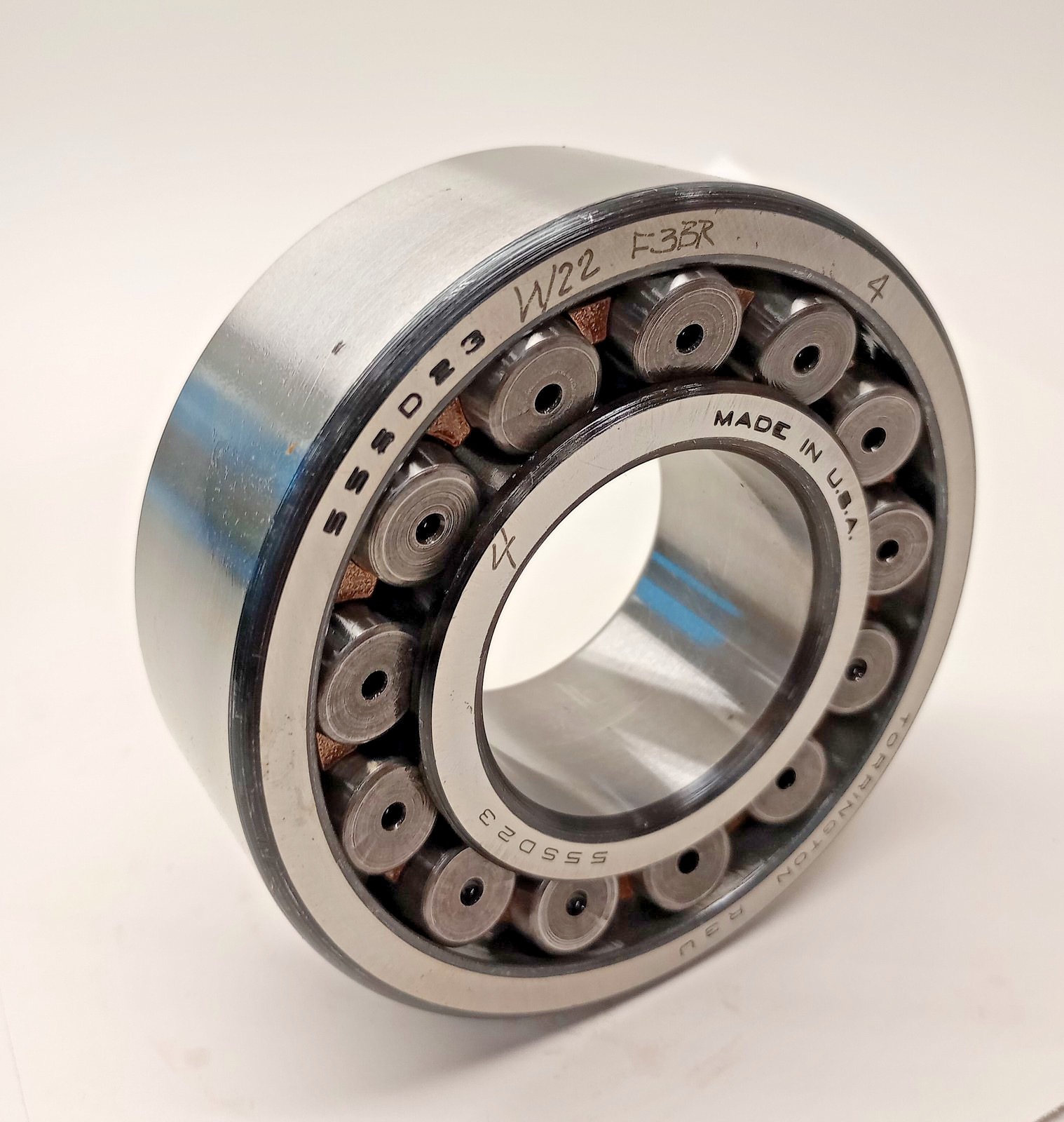 Torrington 55SD23-W22F3BR Spherical Bearing Brass USA 55x120x43mm 22311W22F3BR