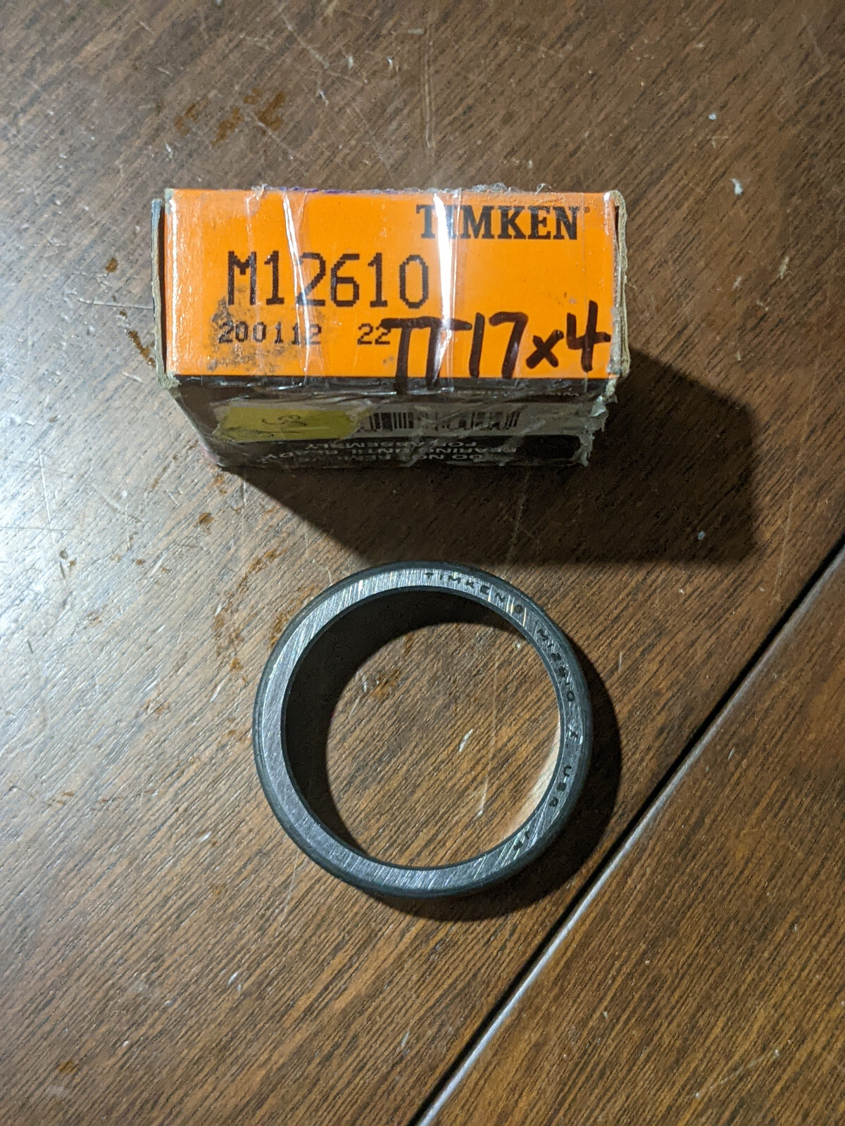 New Timken M12610 Tapered Roller Bearing Cup Race 1-31/32″ OD