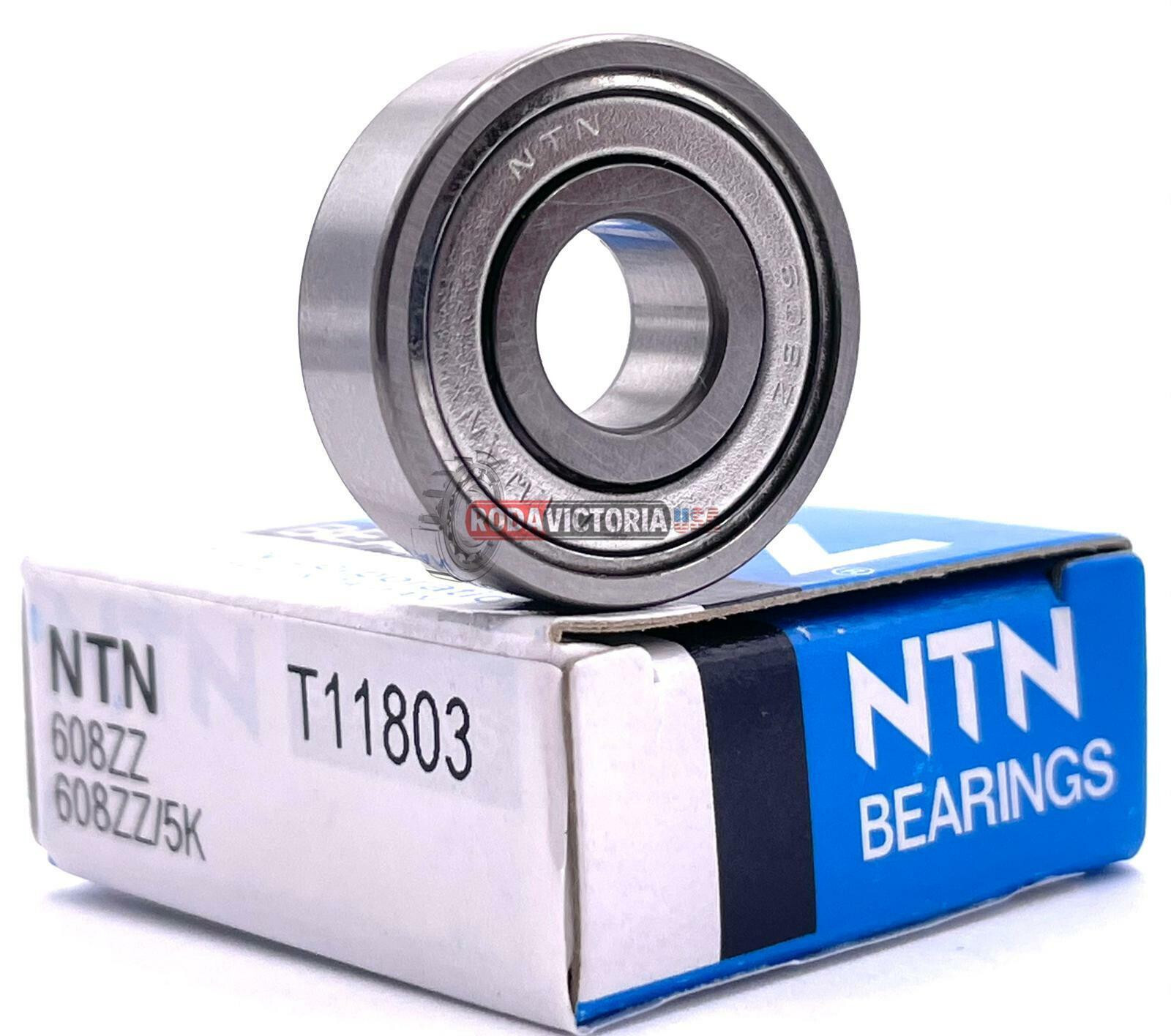 NTN 608 ZZ BALL BEARING, METAL SHIELDED 22x8x7mm SAME DAY SHIPPING GENUINE NTN