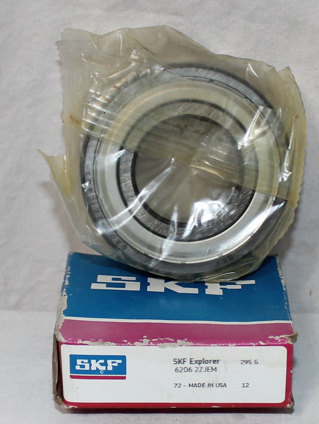 SKF 6206 2Z/C 3GJN DOUBLE SHIELDED BALL BEARING 16295G-3 SKF 6206 2Z/C3GJN