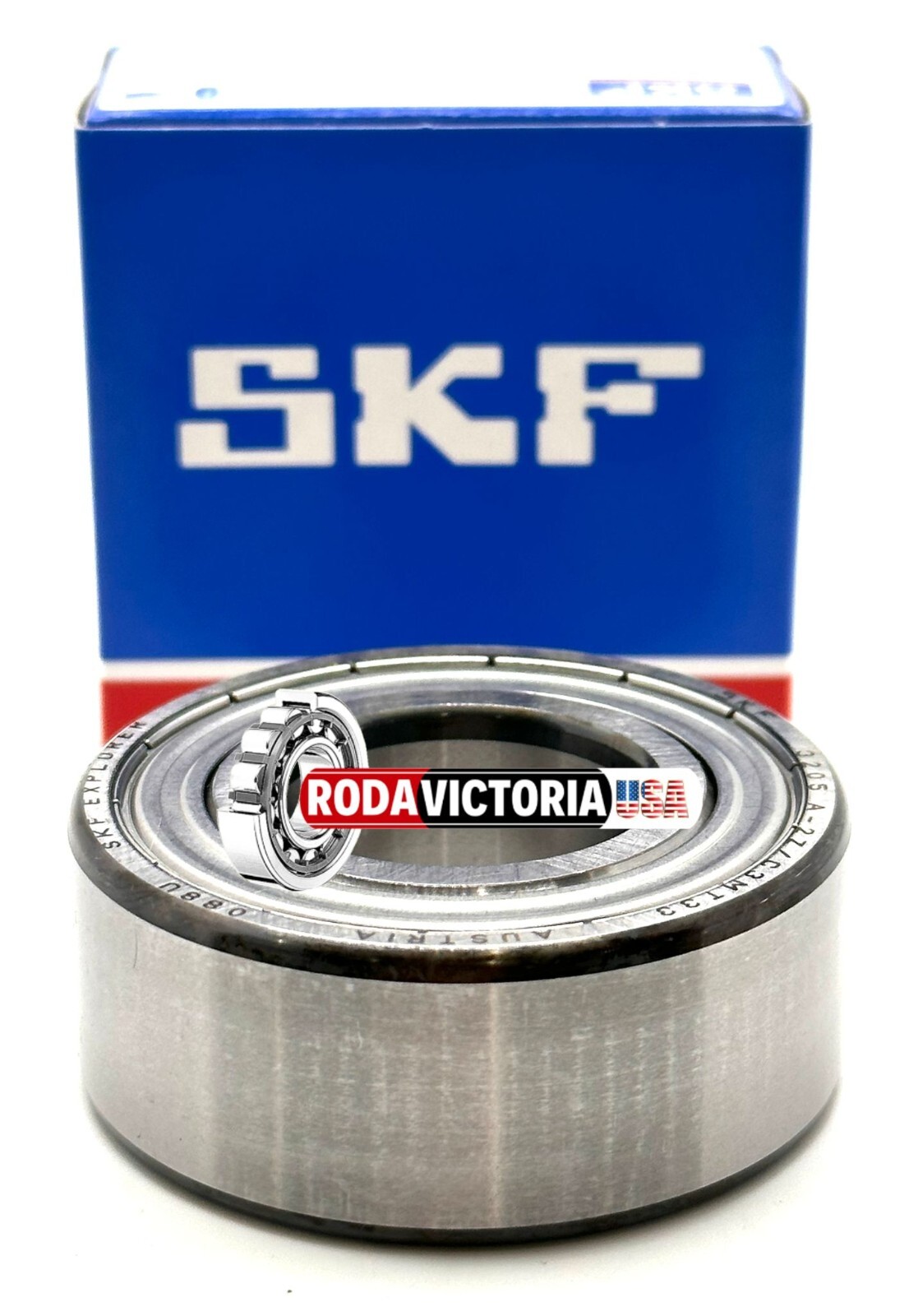 SKF 3205 A ZZ/C3 MT33 ANGULAR CONTACT BEARING, METAL SHIELDED 25x52x20.6mm 5205