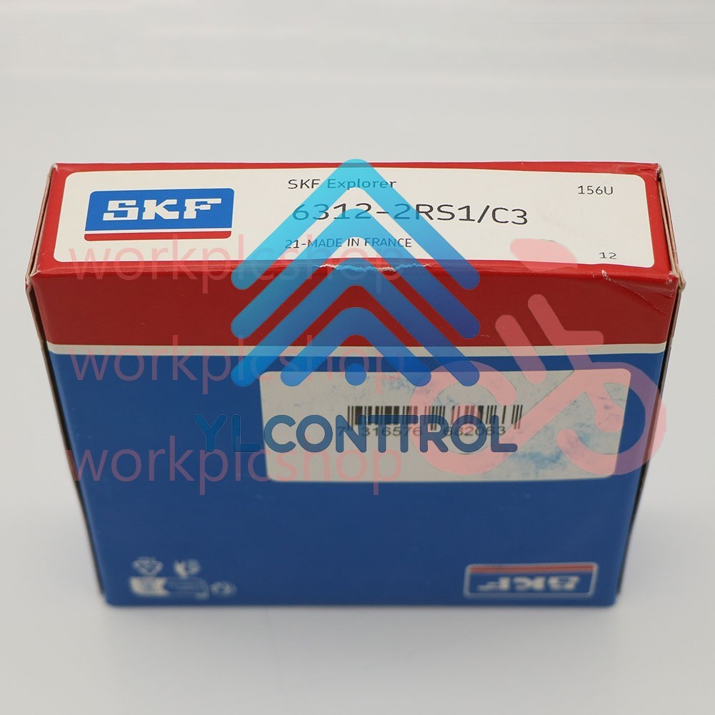 1PCS NEW SKF 6312-2RS1/C3 single row deep groove ball bearing