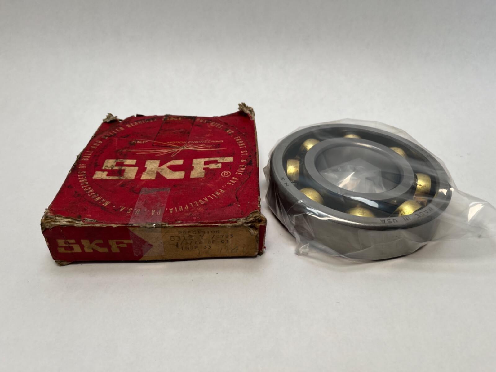 SKF 6312YC783 Bearing Open 60x130x31 mm 6312-Y-C783 6312-P5 ABEC5 USA