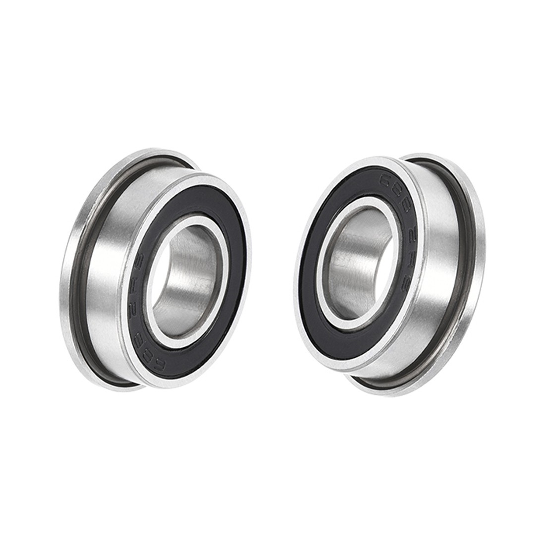 F688-2RS Flange Ball Bearing 8x16x5mm for Equipment Double Sealed Bearing 10Pcs