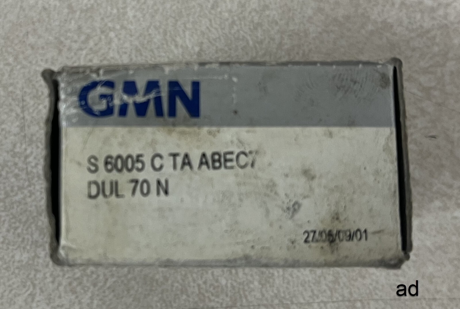 GMN S-6005-C-TA-ABEC7 DUL 70N Angular Contact Bearing Set (1 SET OF 2)