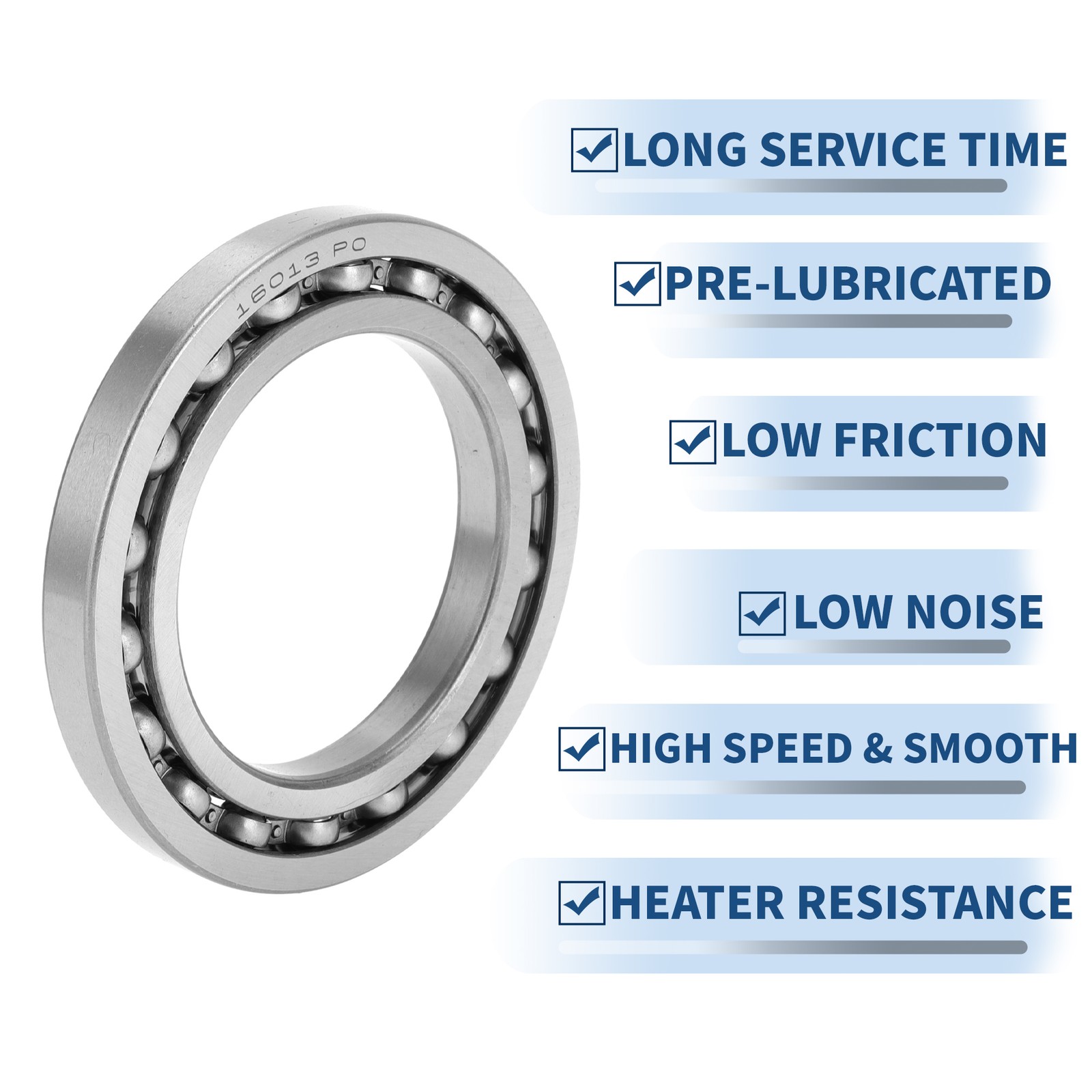 16013 Deep Groove Ball Bearings P0 65x100x11mm 1 Pc Scooter Skateboard Wheel