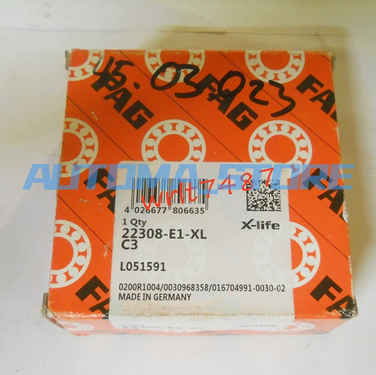 1PC NEW FAG 22308-E1-XL-C3 self-aligning roller bearing #AM