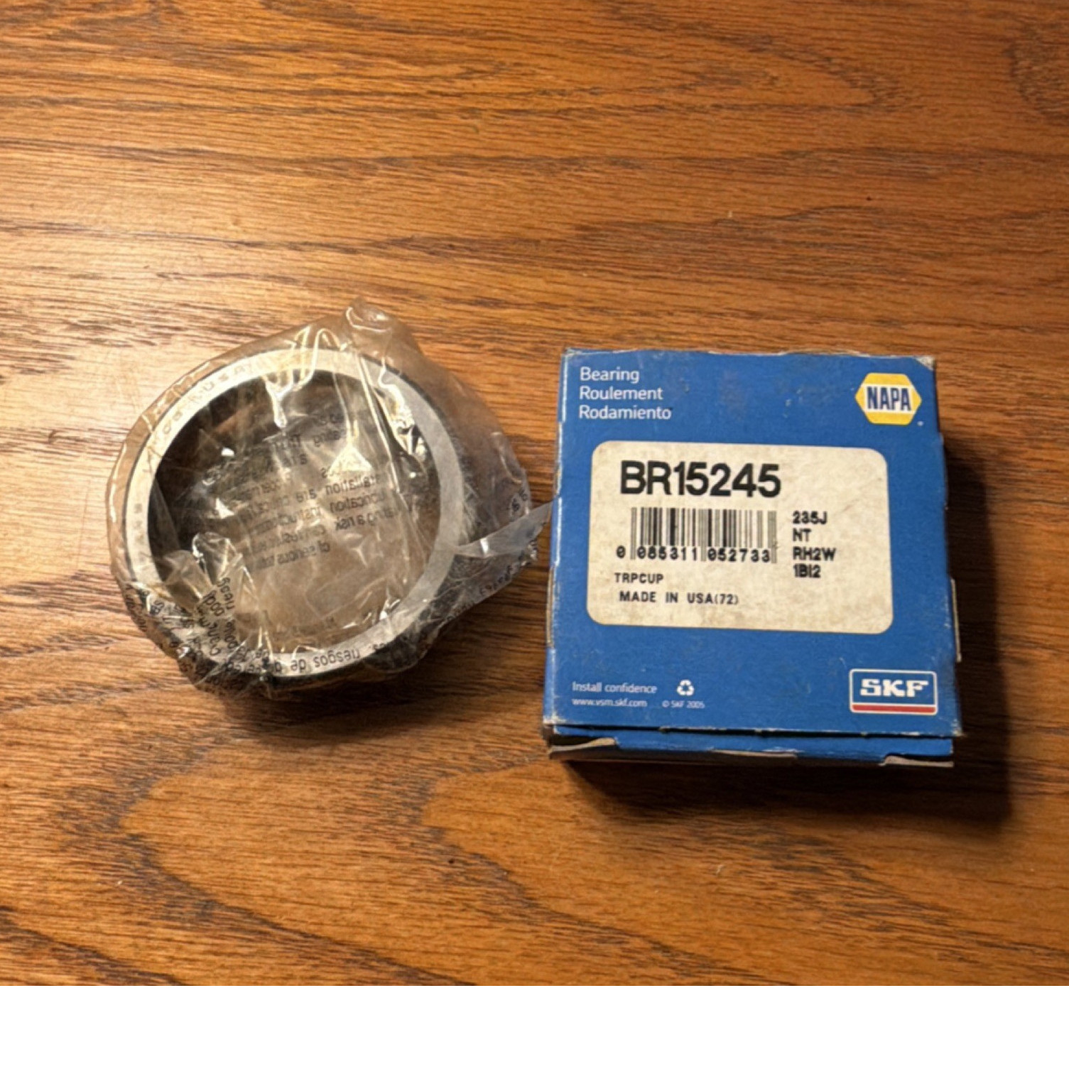 SKF BR15245 Steel Bearing 1.000″ Bore 1.9803″ OD 0.500″ Width