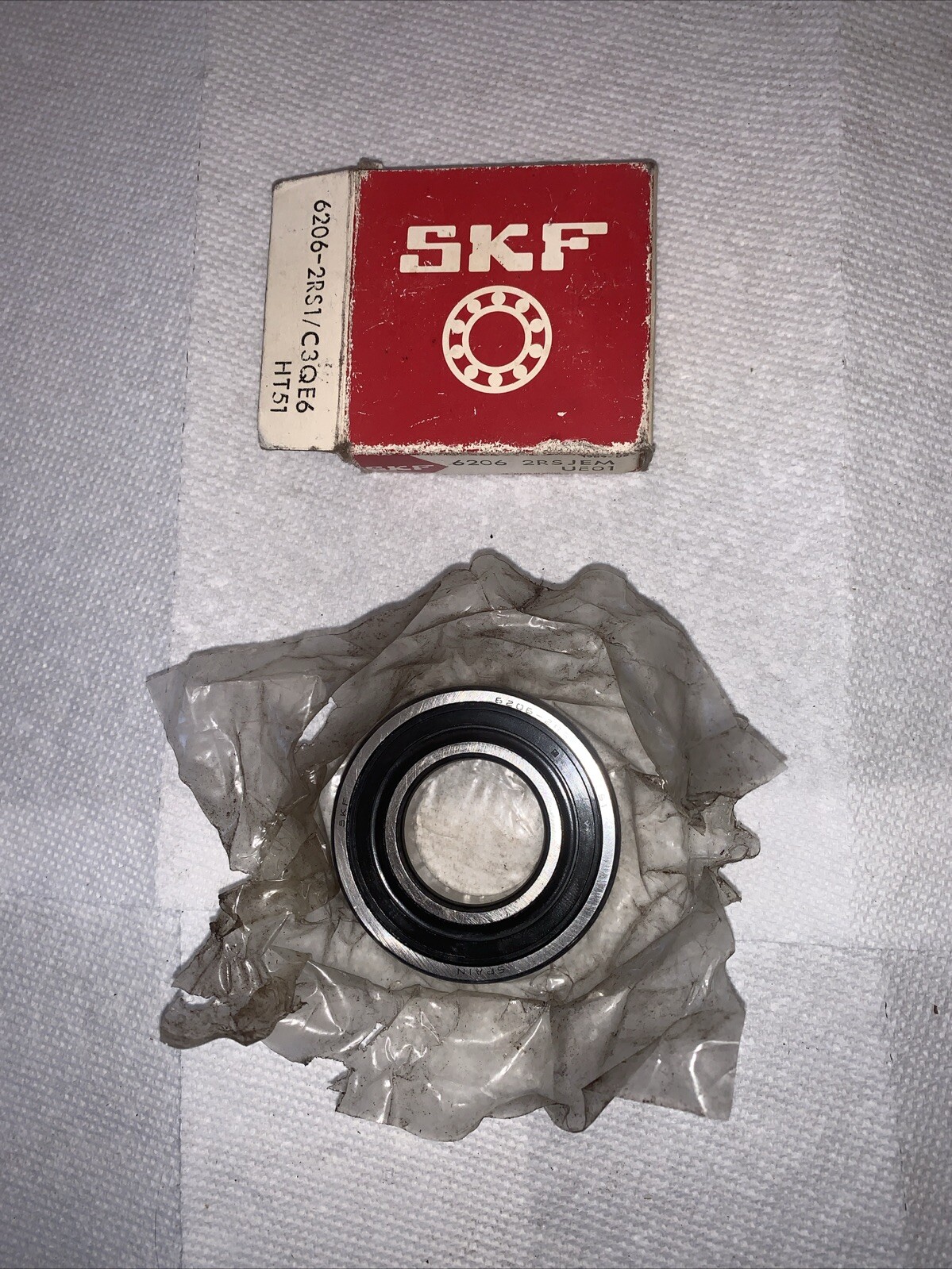 SKF 6206-2RS1/C3HT51 Sealed Ball Bearing